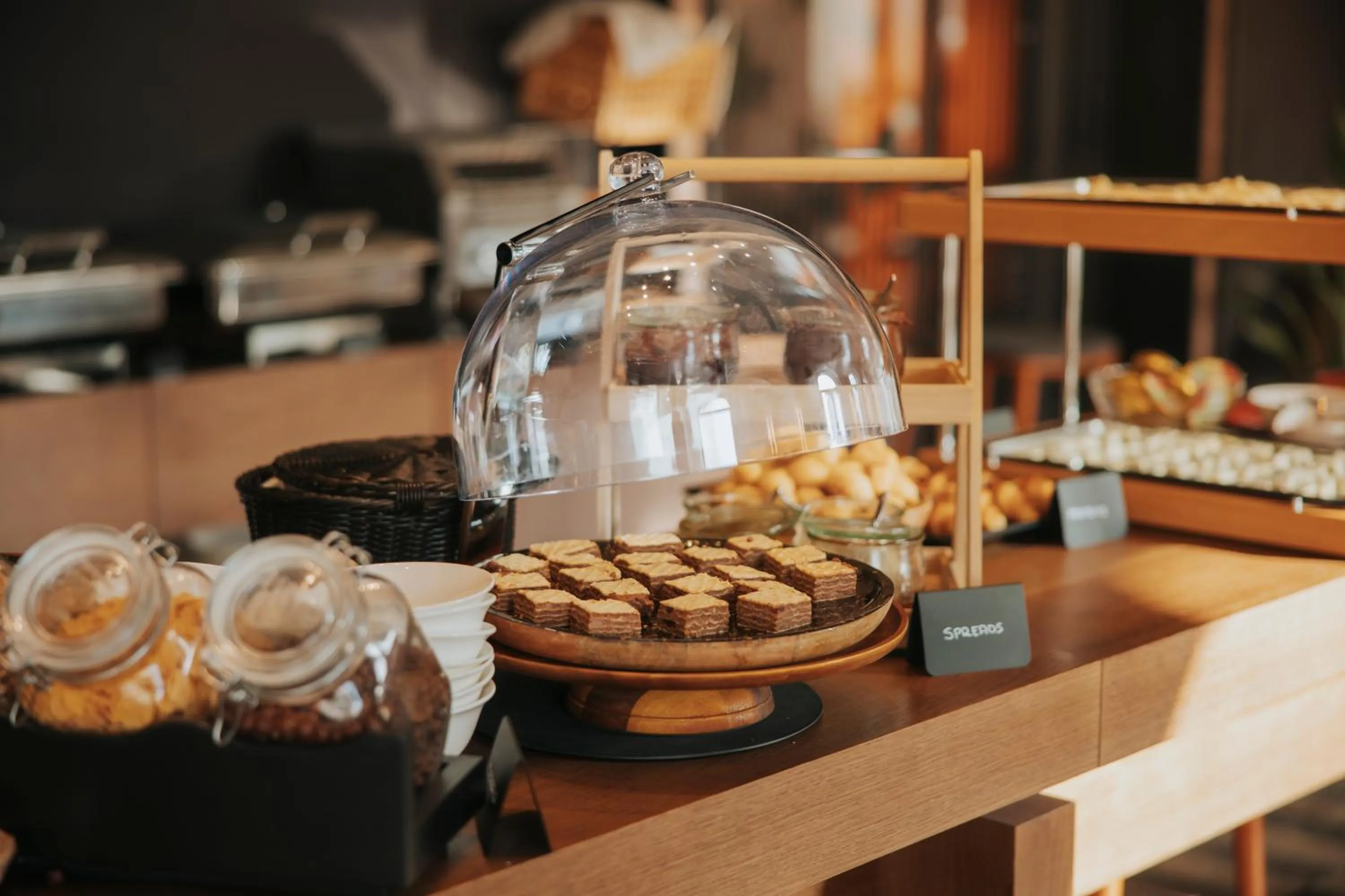 Buffet breakfast in Infinity Hotel & More