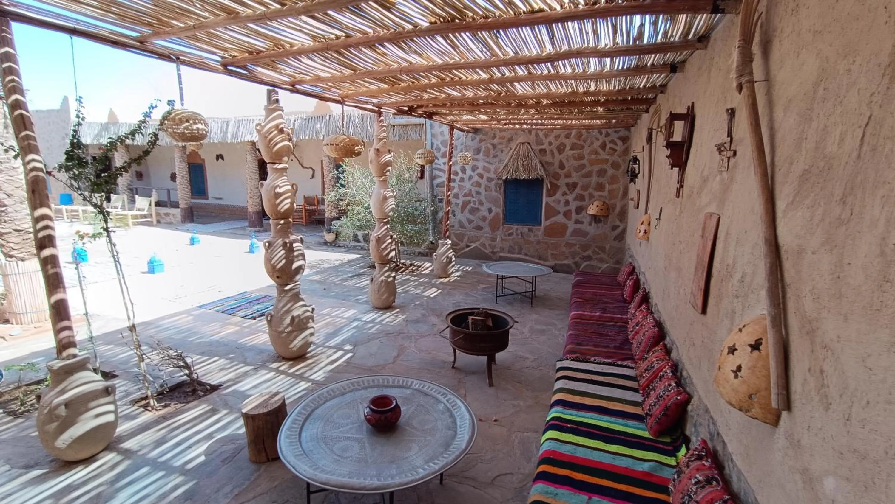 Living room in kasbah luna del sur