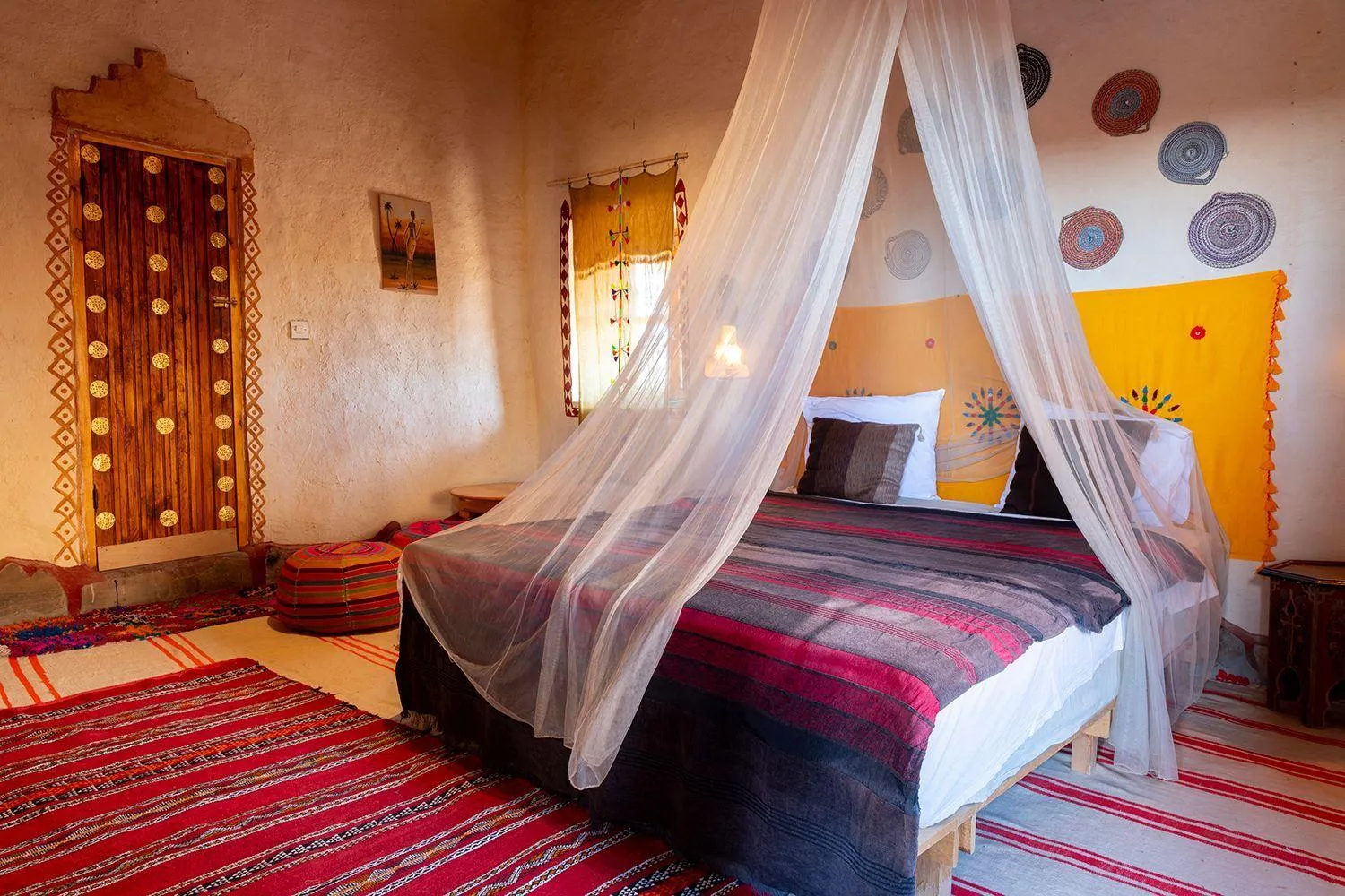 Bed in kasbah luna del sur
