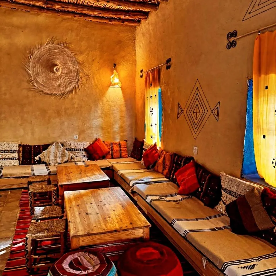 Living room in kasbah luna del sur