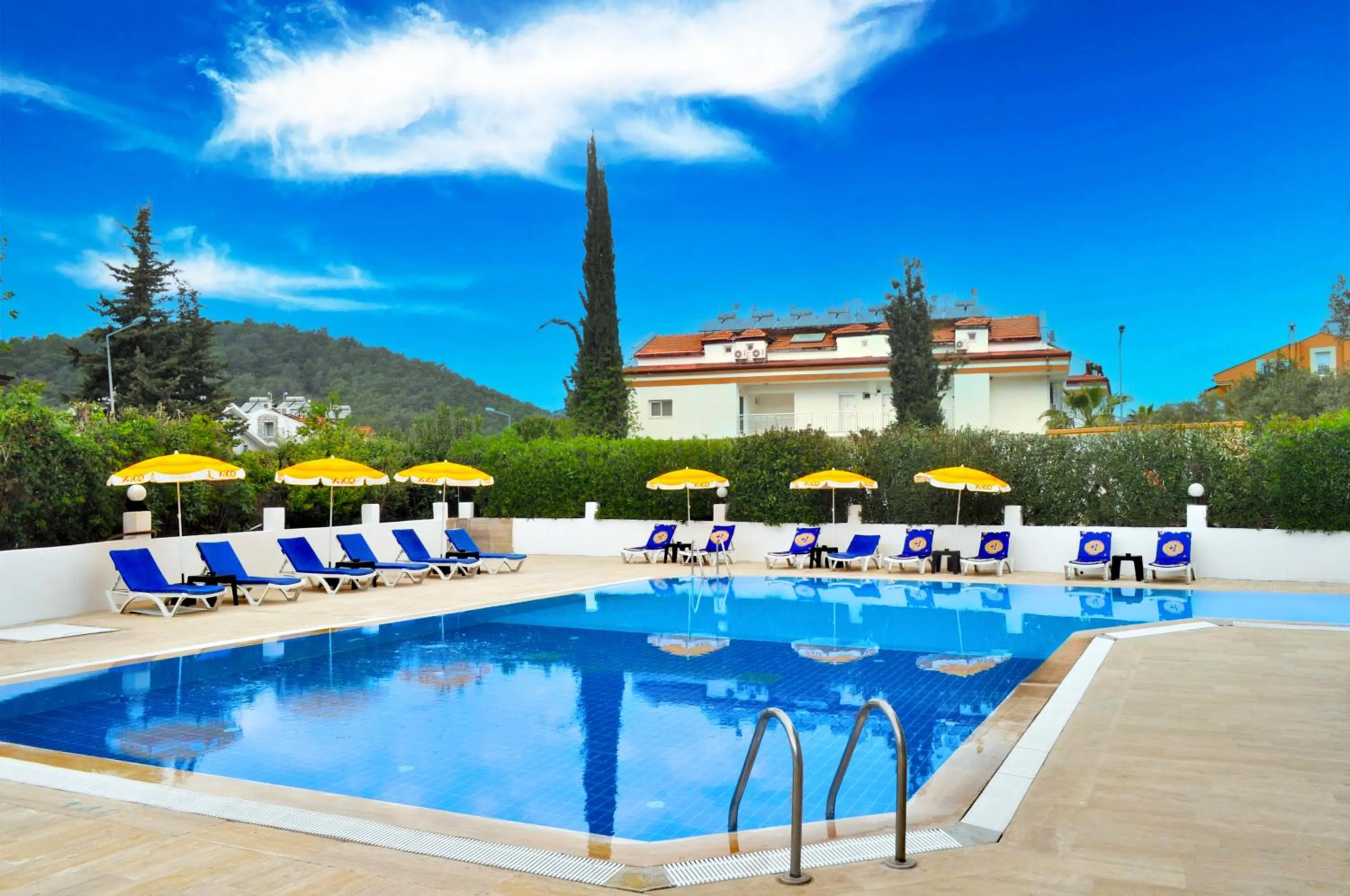 Pool view in Native Hotel