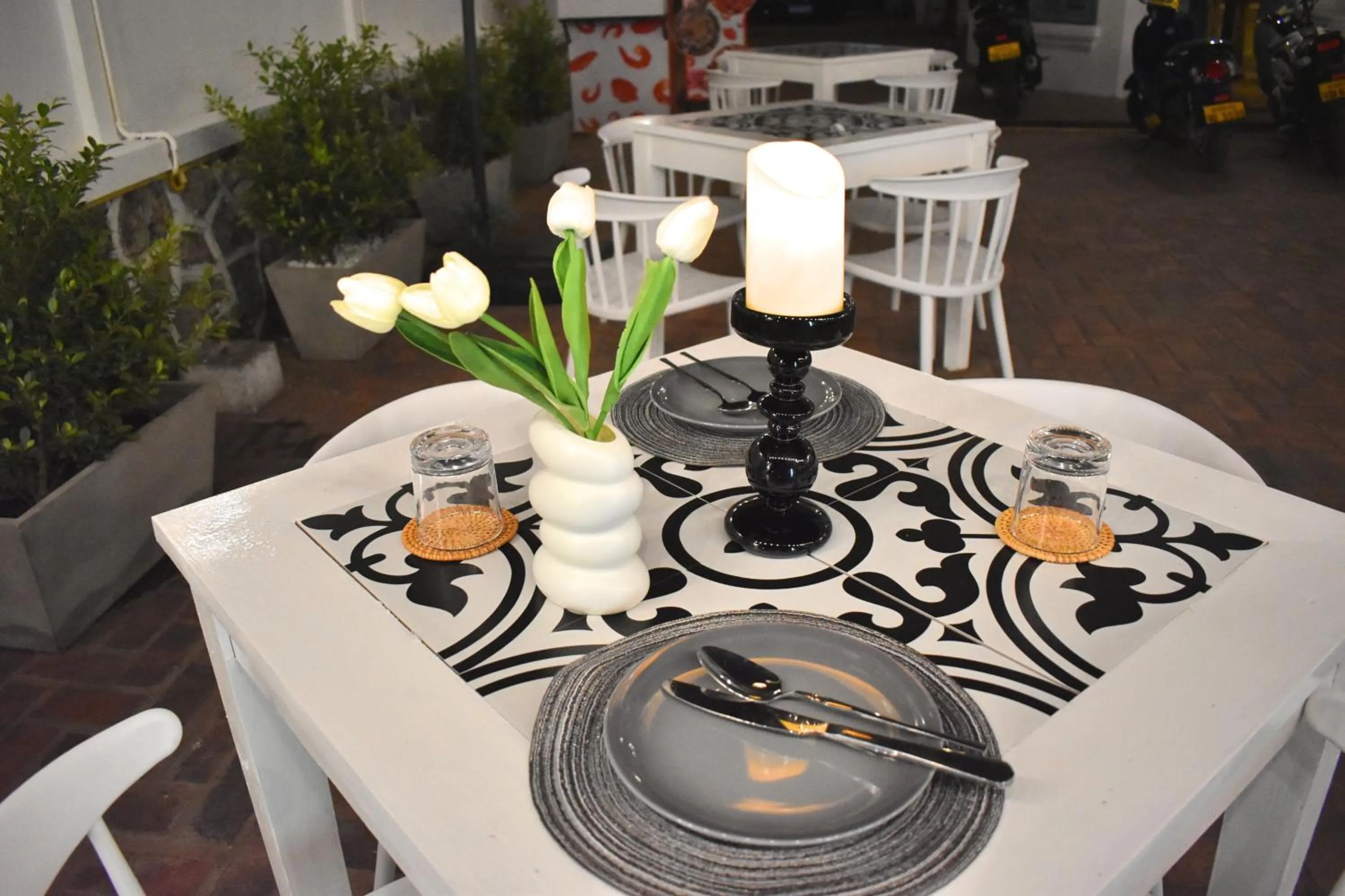 Decorative detail in Monsane villa