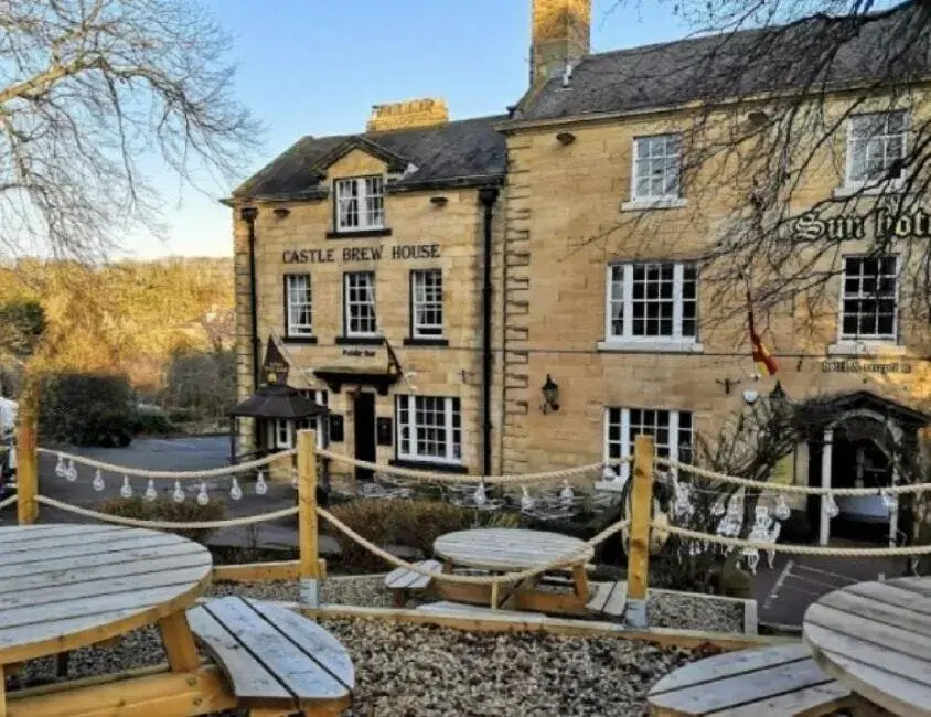Facade/entrance in The Sun Hotel Facade/entrance in The Sun Hotel