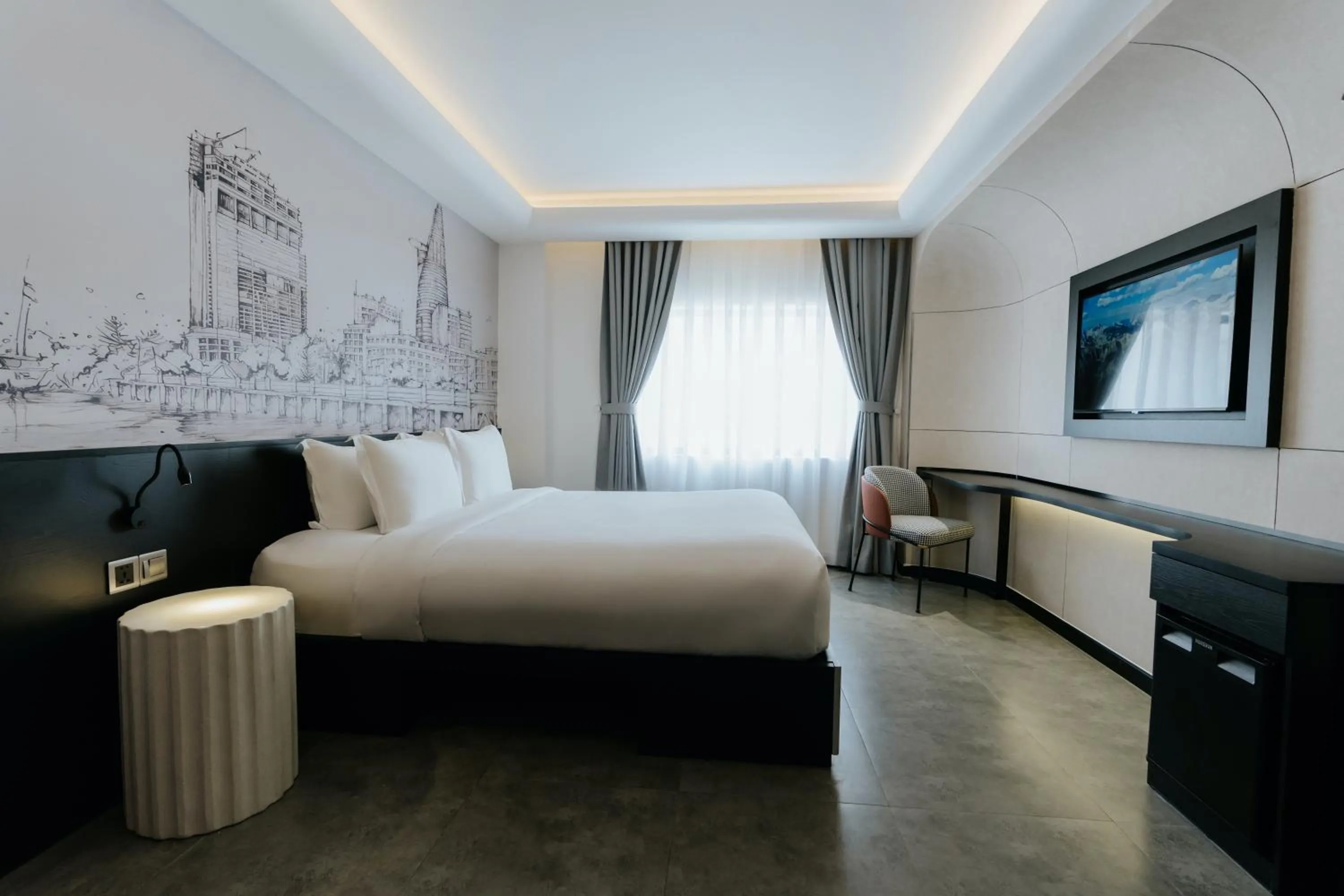 Bedroom, Bed in The Concept Hotel HCMC - City Center