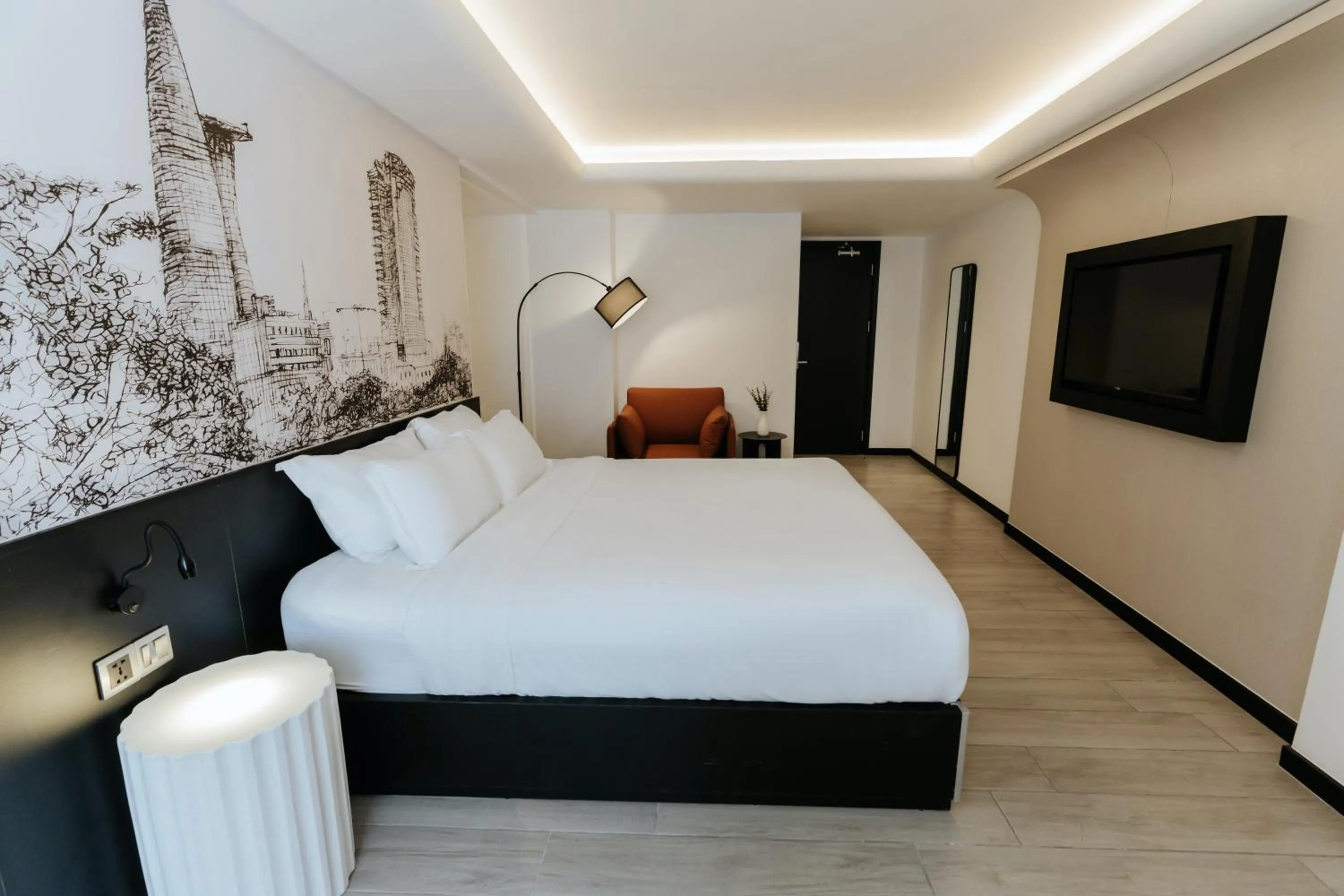 Bedroom, Bed in The Concept Hotel HCMC - City Center