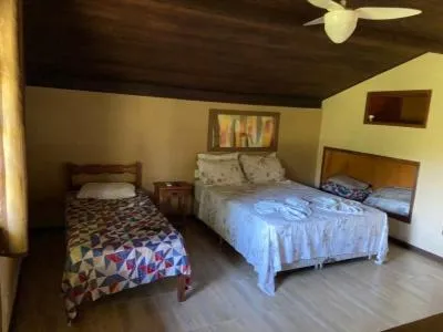 Bed in Pousada Paris Hostelli