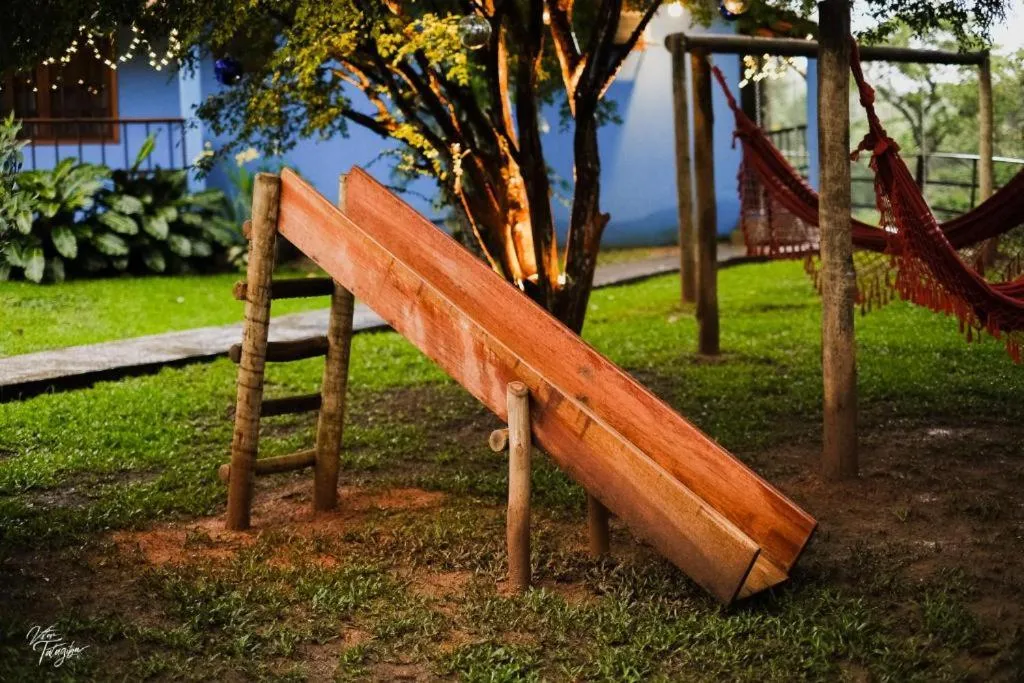 Children play ground in Pousada Paris Hostelli