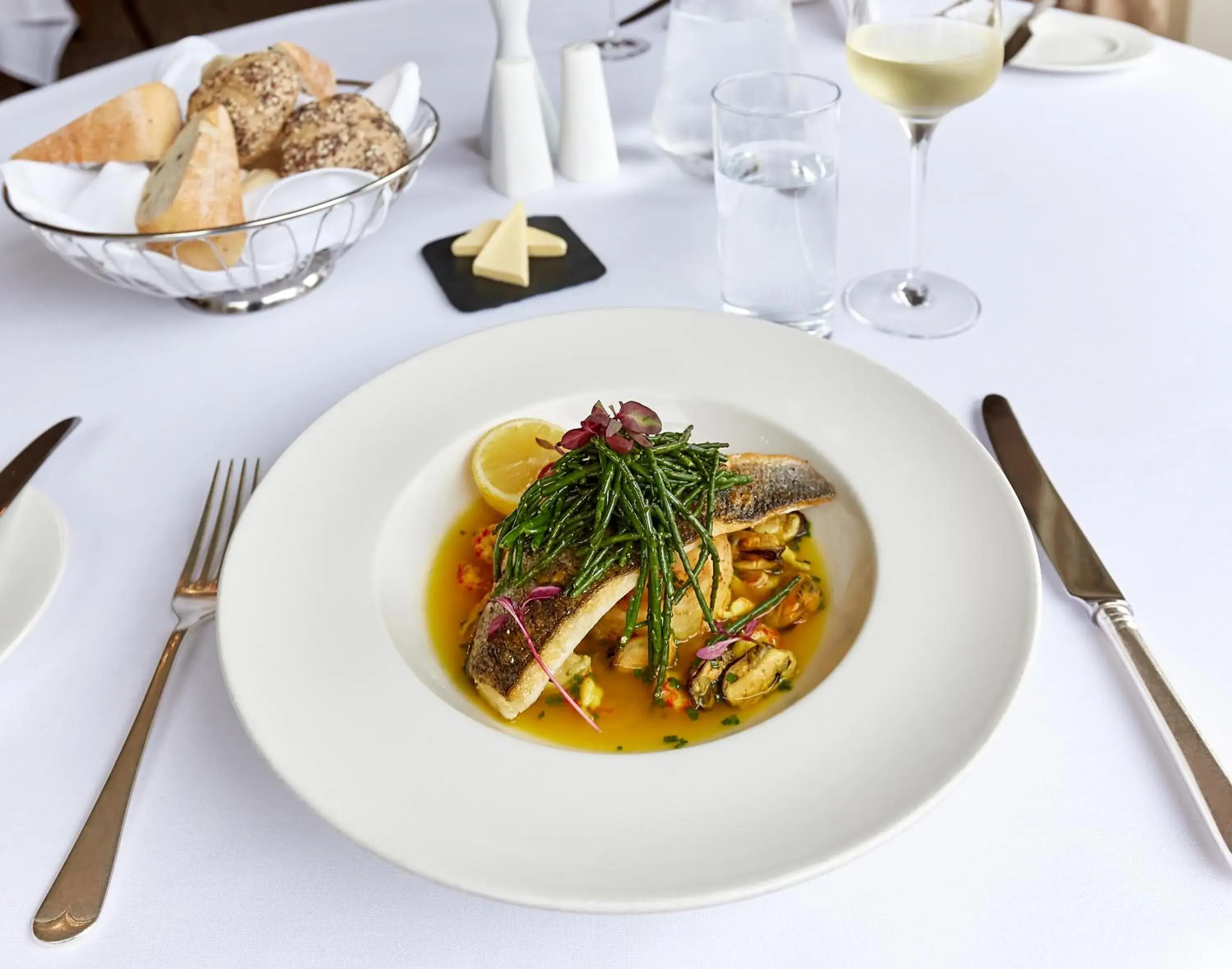 Food close-up in Flitwick Manor Hotel Food close-up in Flitwick Manor Hotel