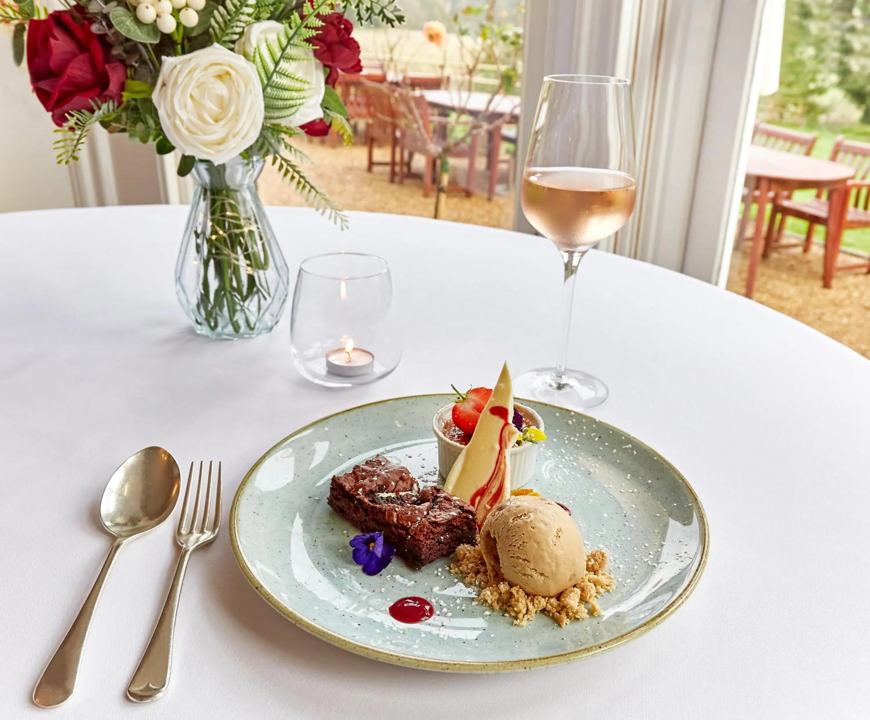 Food close-up in Flitwick Manor Hotel