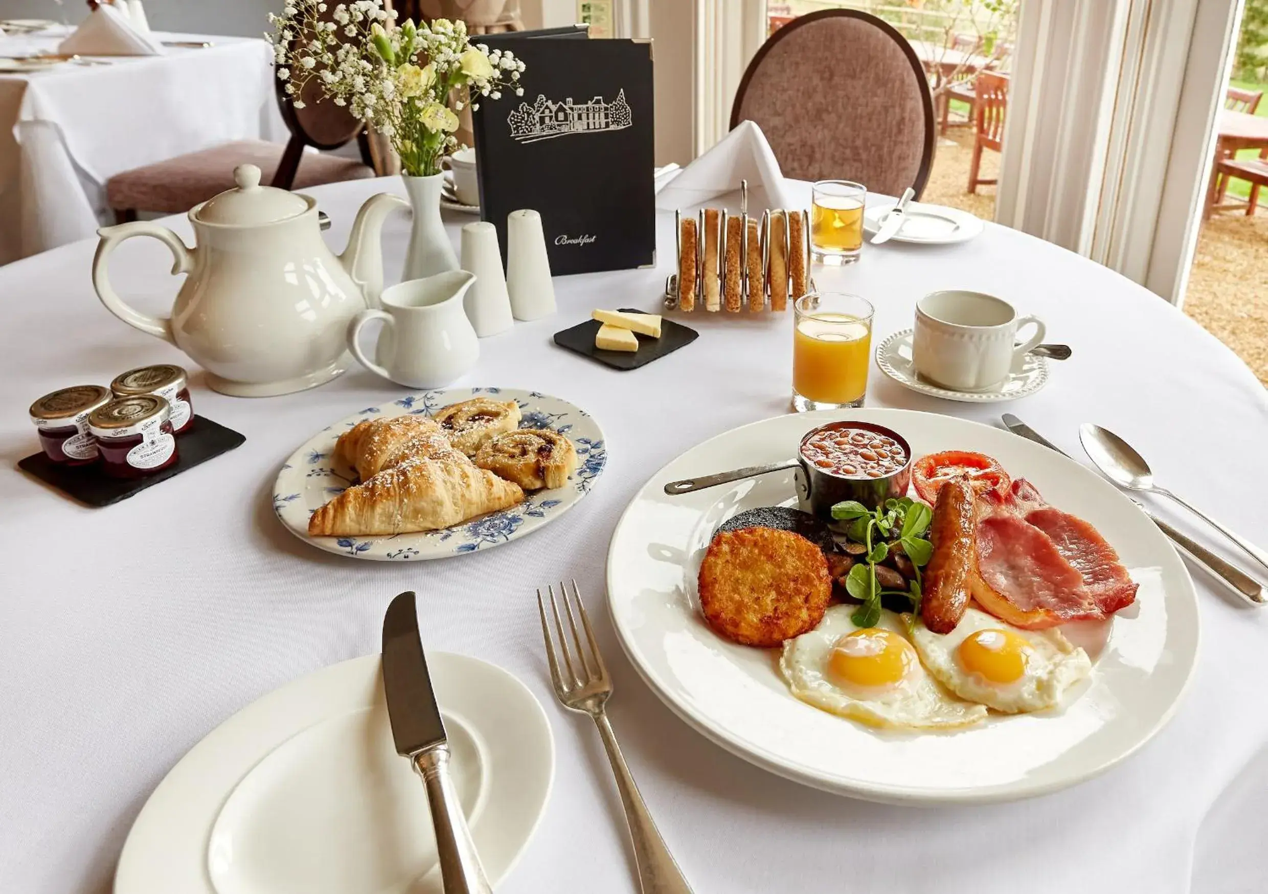 Restaurant/places to eat in Flitwick Manor Hotel Restaurant/places to eat in Flitwick Manor Hotel