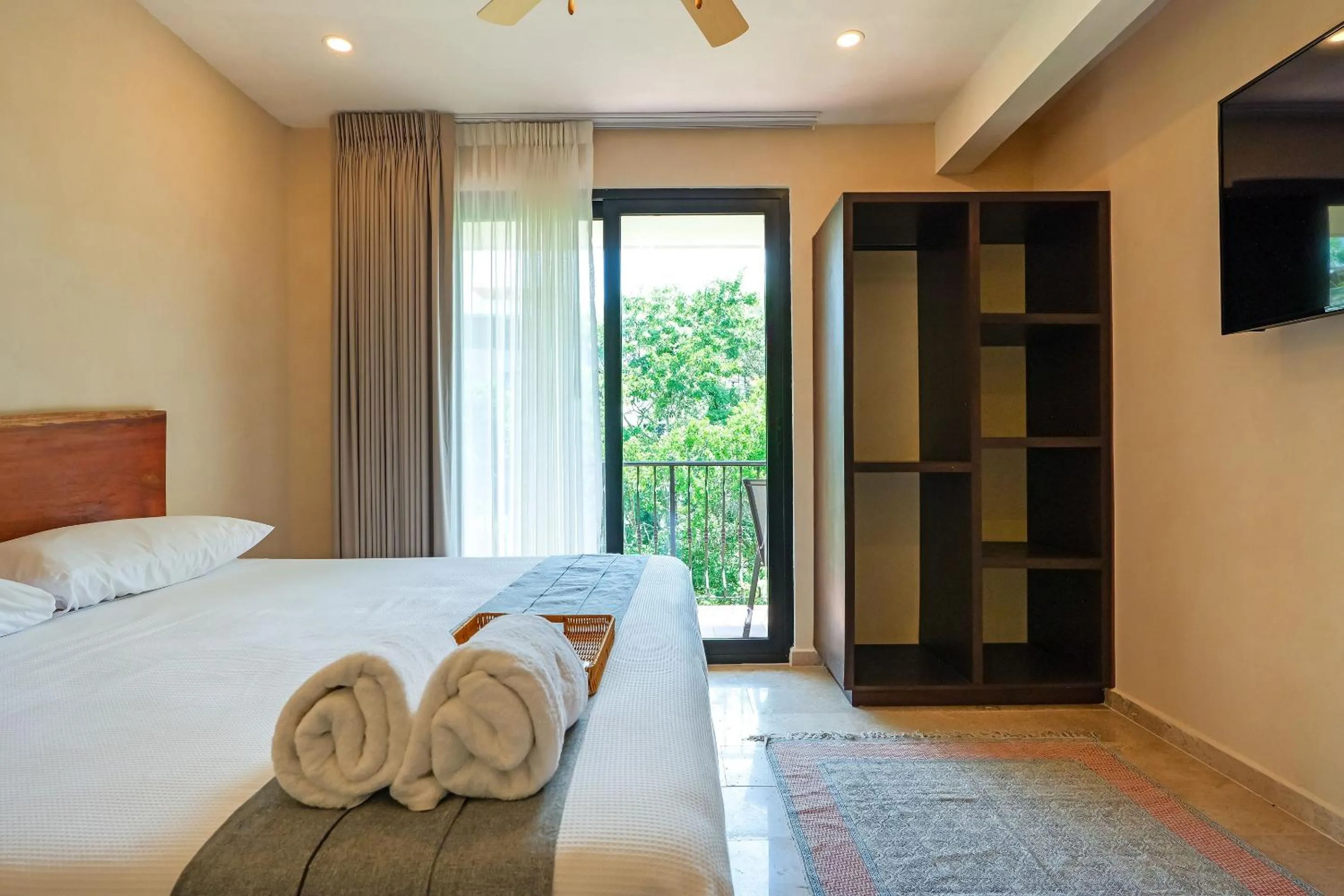 Bed in Calea Tulum Boutique Hotel