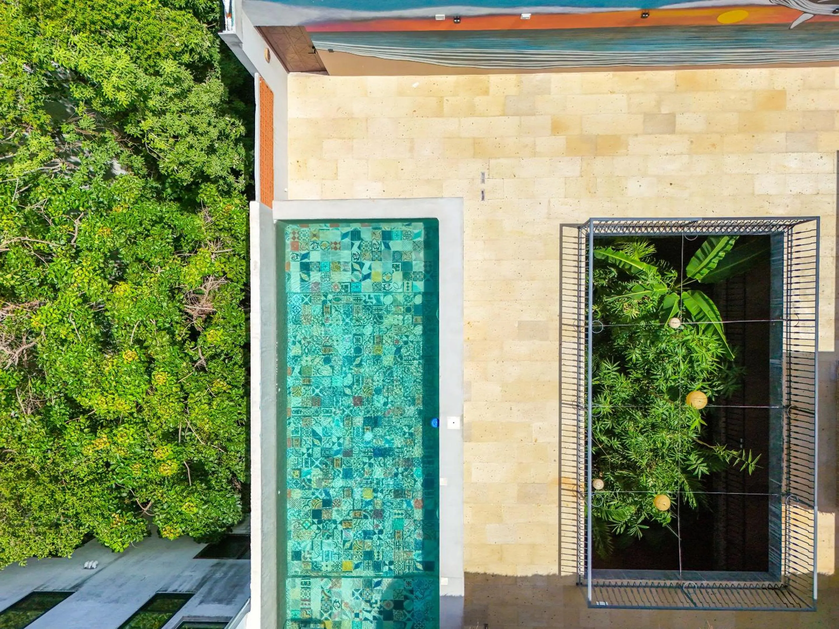 Bird's eye view in Calea Tulum Boutique Hotel