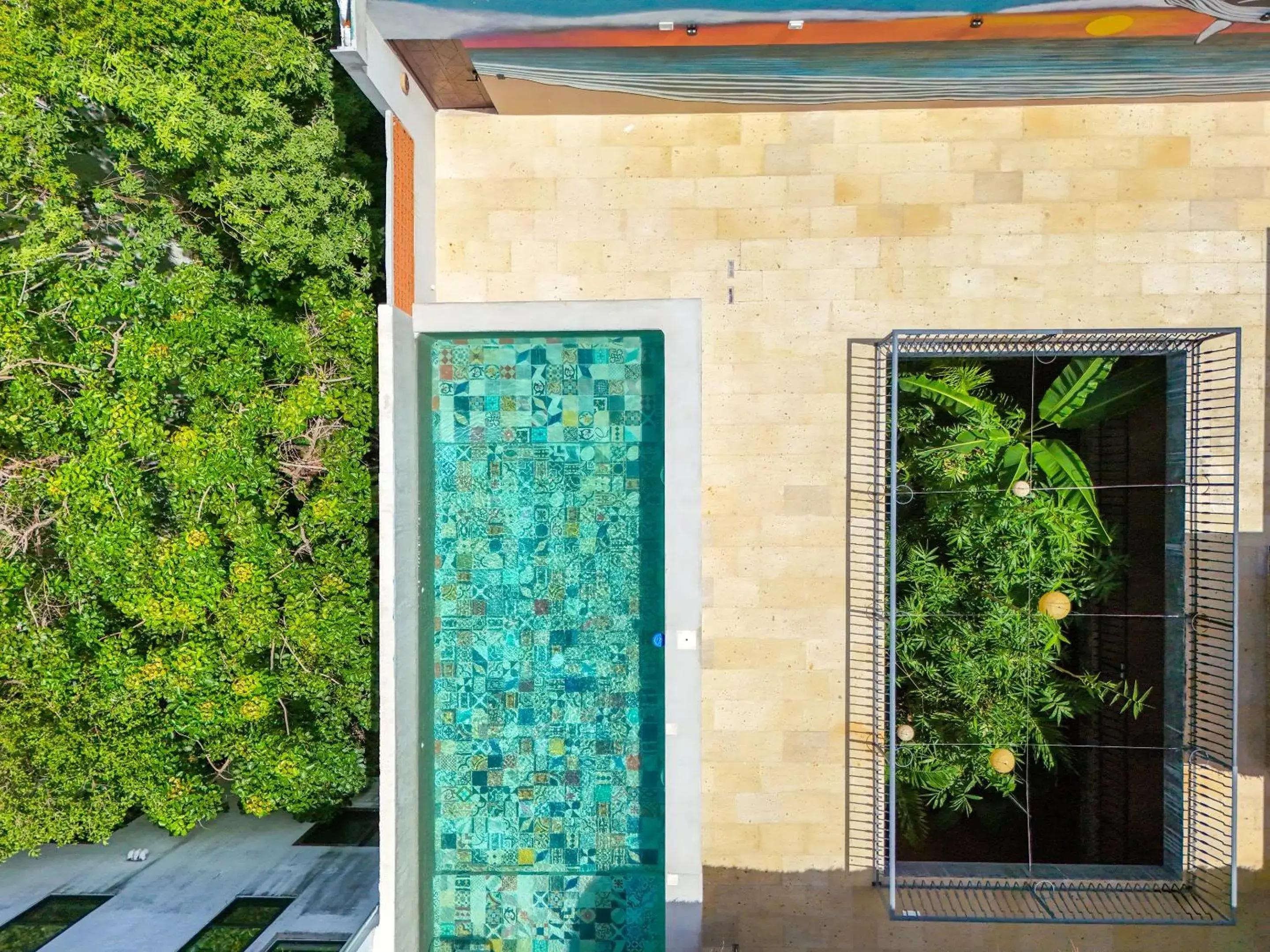 Bird's eye view in Calea Tulum Boutique Hotel Bird's eye view in Calea Tulum Boutique Hotel