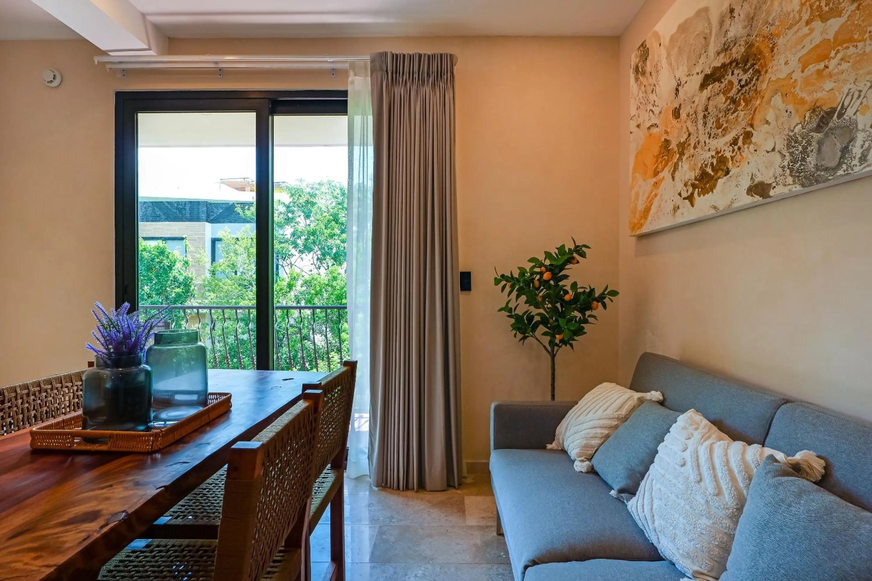 Living room in Calea Tulum Boutique Hotel