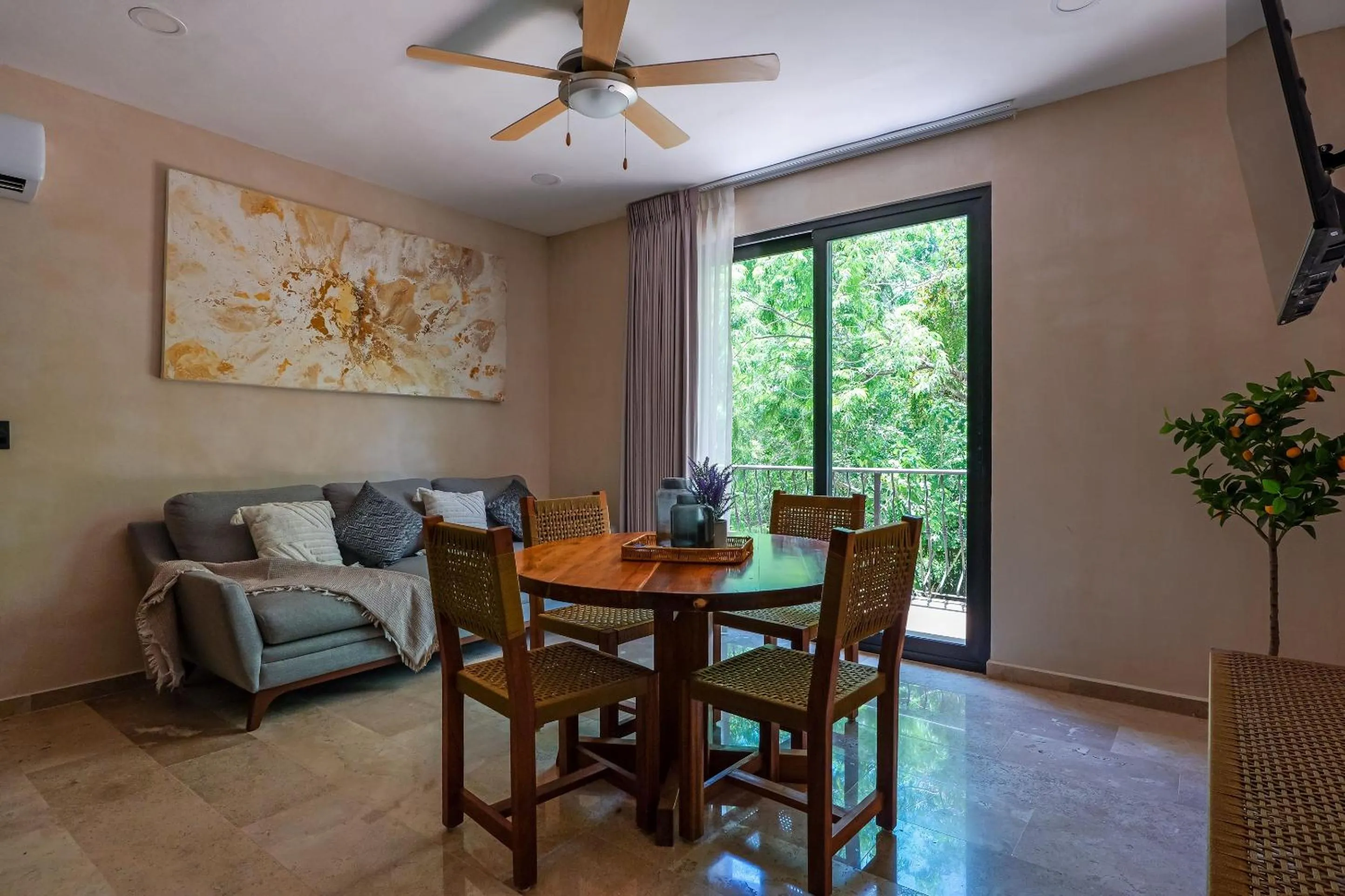 Living room in Calea Tulum Boutique Hotel