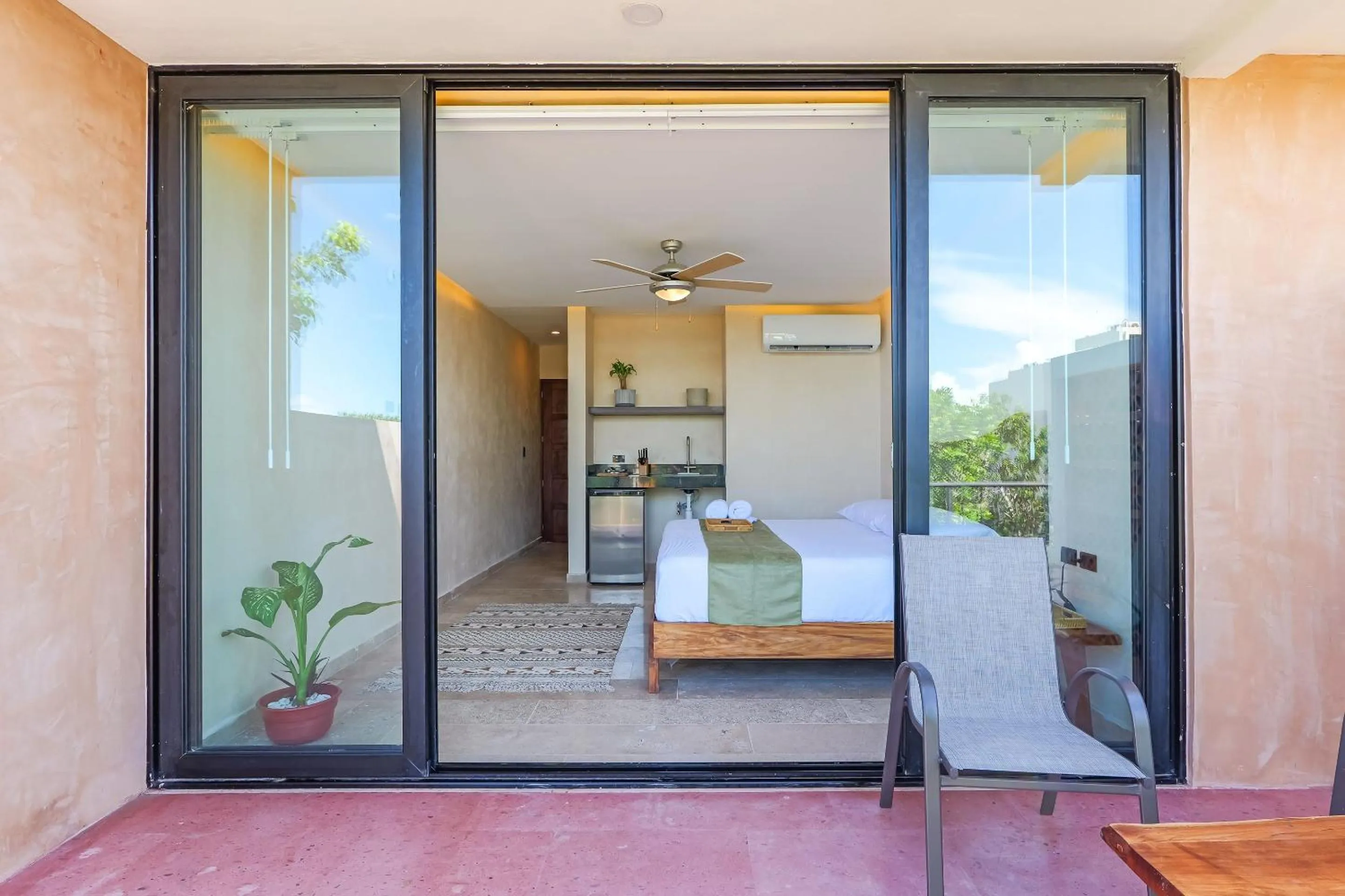 Bed in Calea Tulum Boutique Hotel