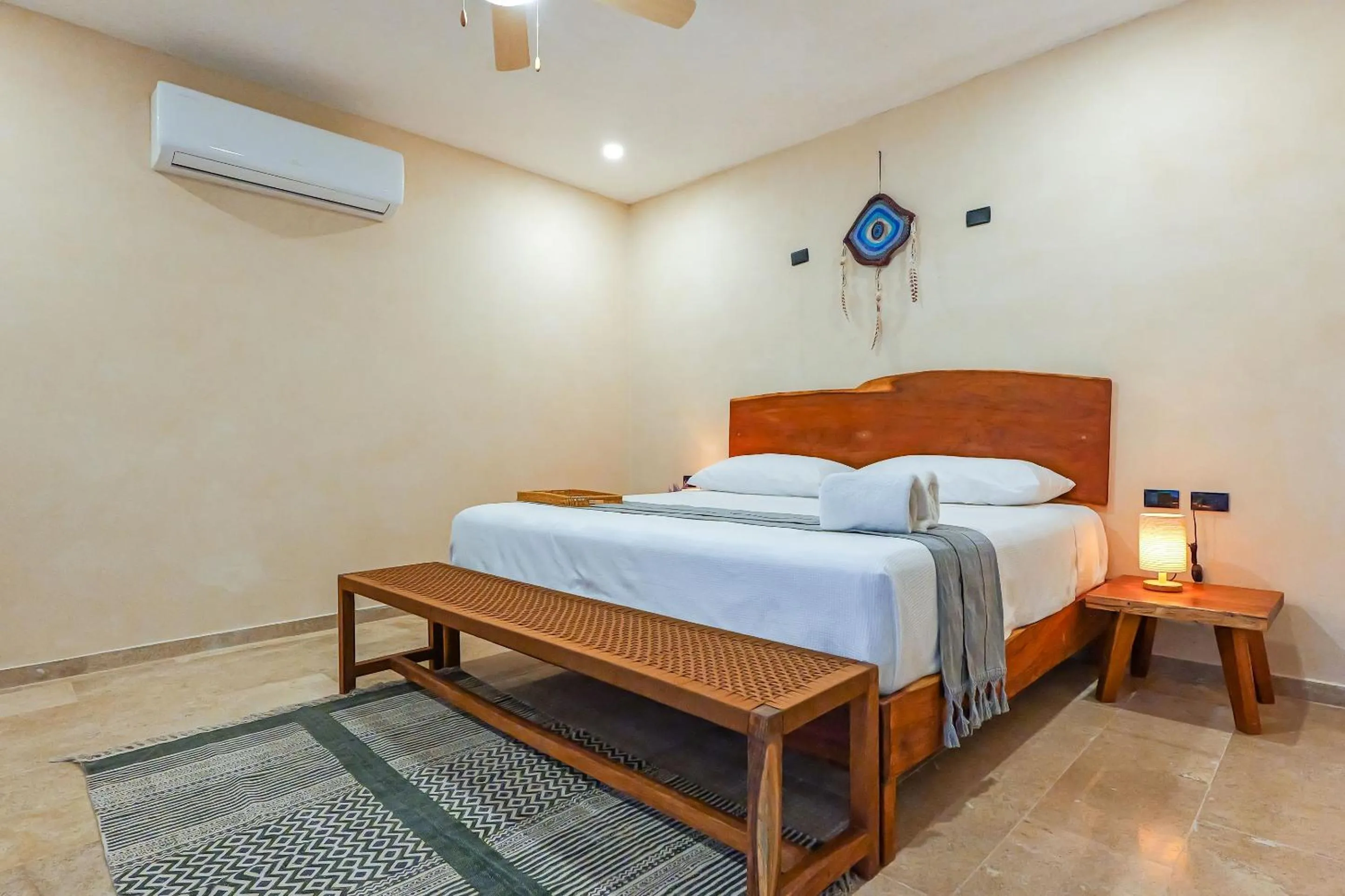 Bed in Calea Tulum Boutique Hotel