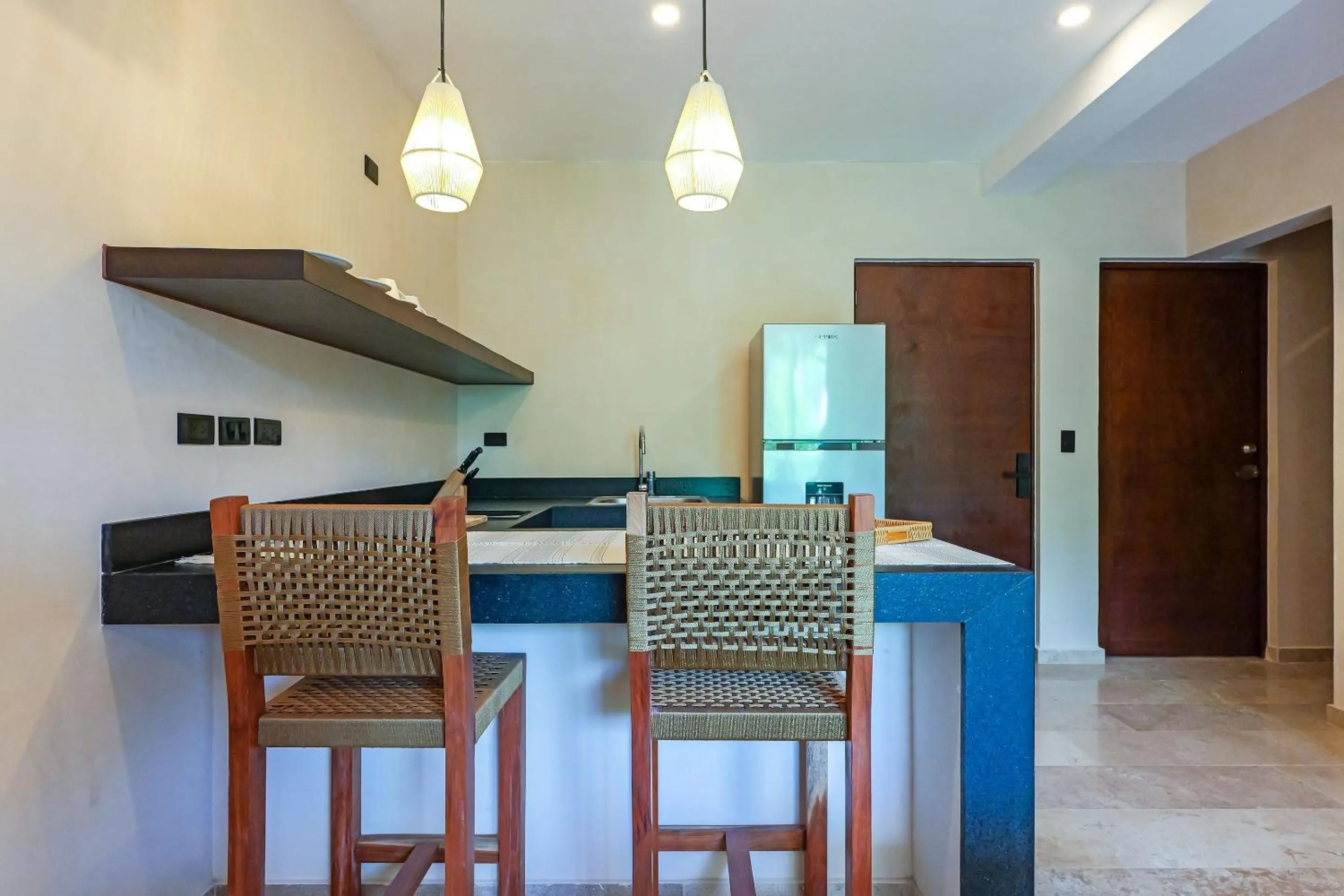 Kitchen or kitchenette in Calea Tulum Boutique Hotel