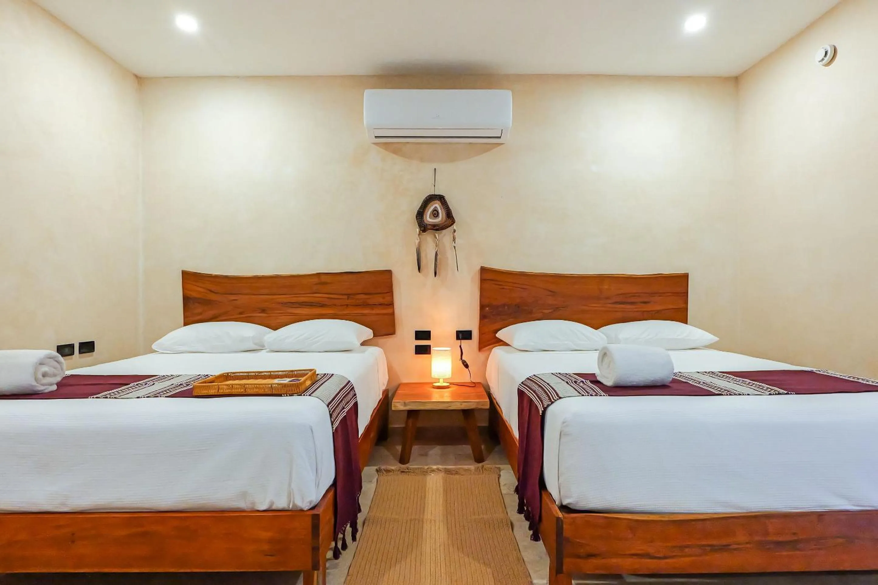 Bed in Calea Tulum Boutique Hotel