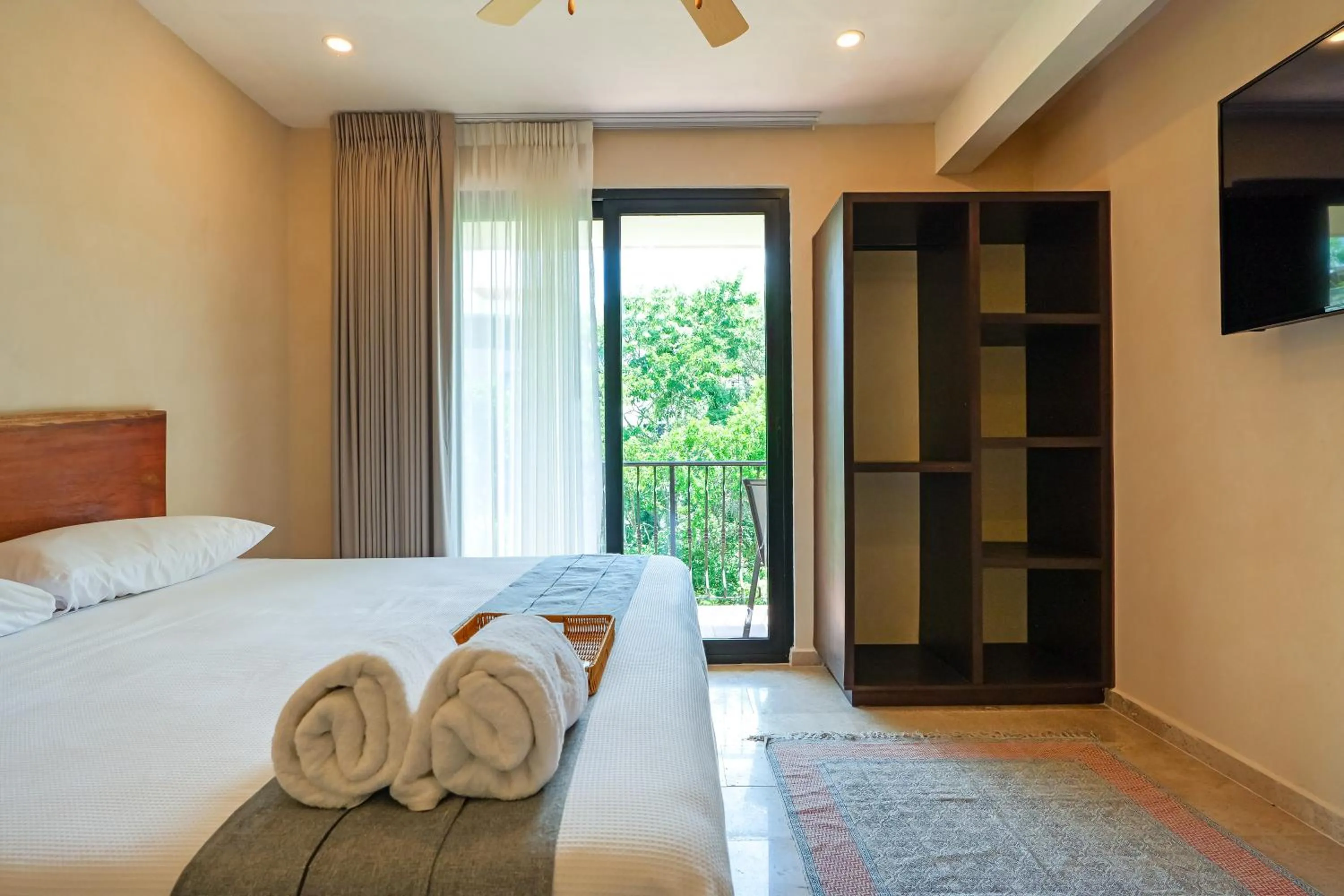 Photo of the whole room, Bed in Calea Tulum Boutique Hotel