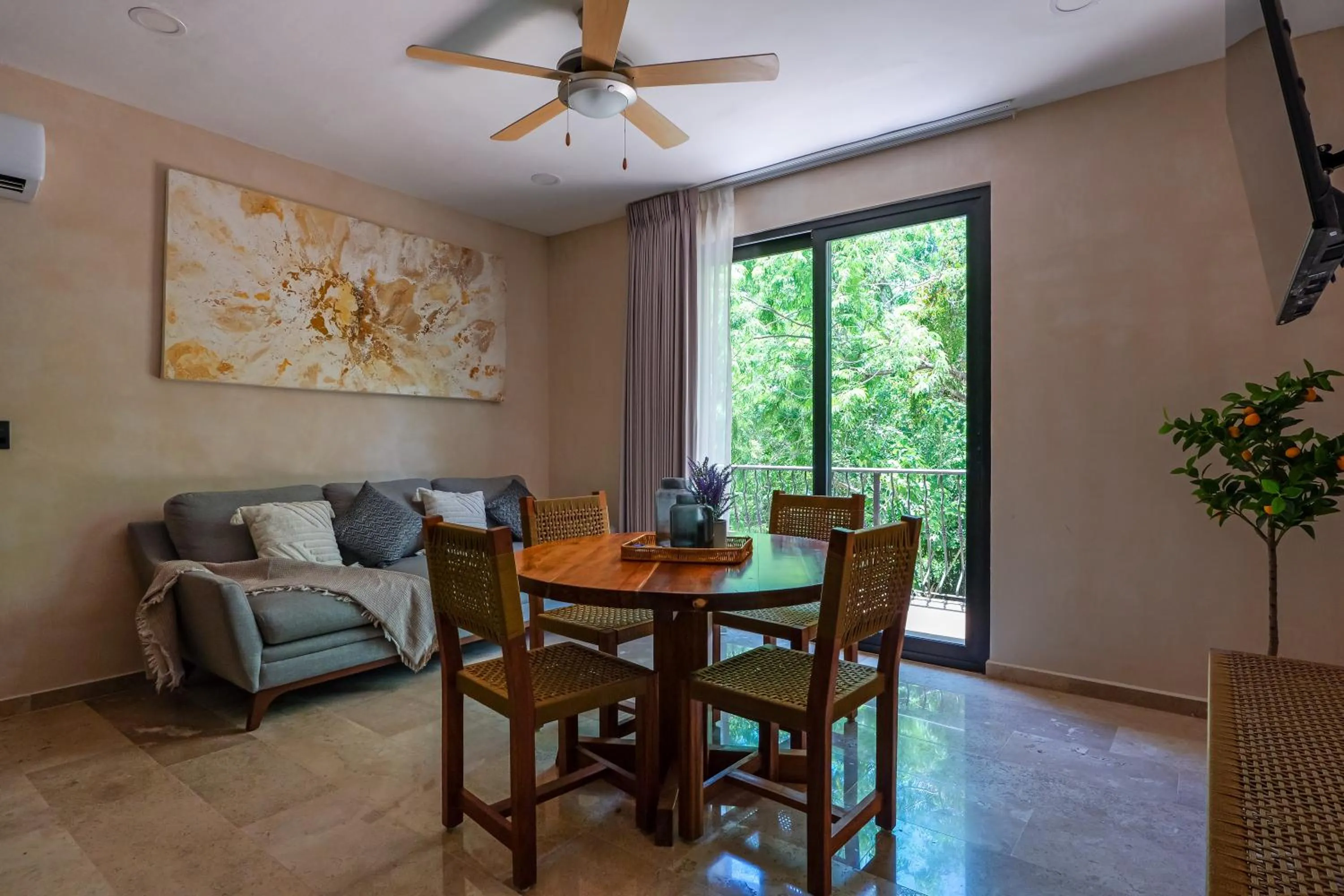Seating area in Calea Tulum Boutique Hotel