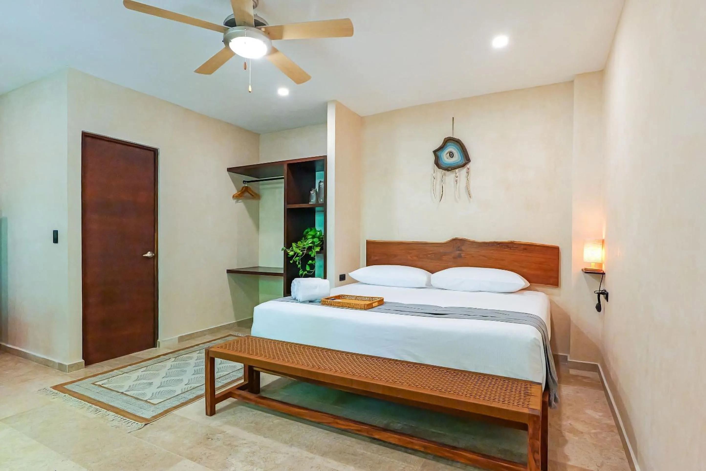 Photo of the whole room, Bed in Calea Tulum Boutique Hotel