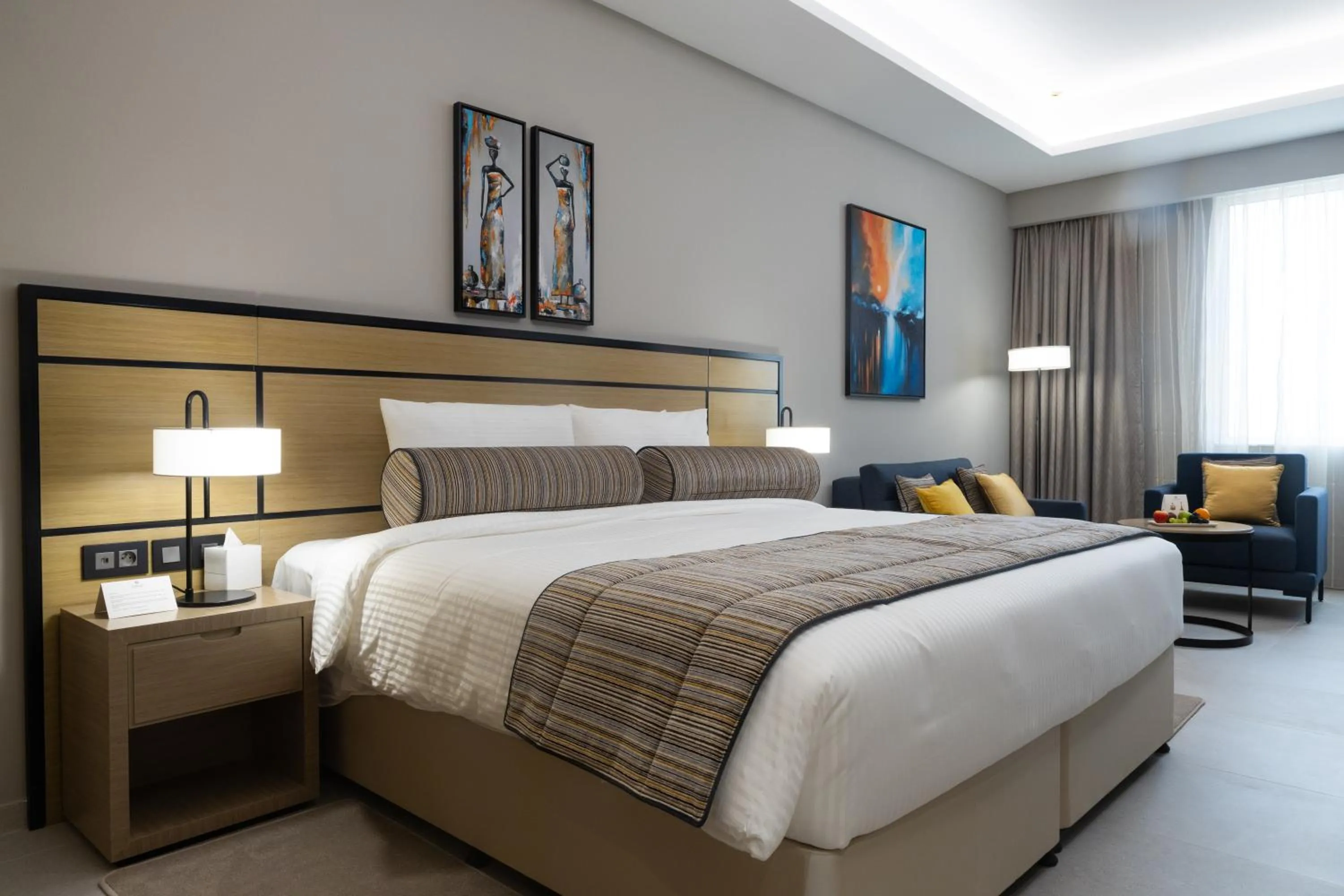 Bedroom, Bed in Djibouti Ayla Grand Hotel & Mall