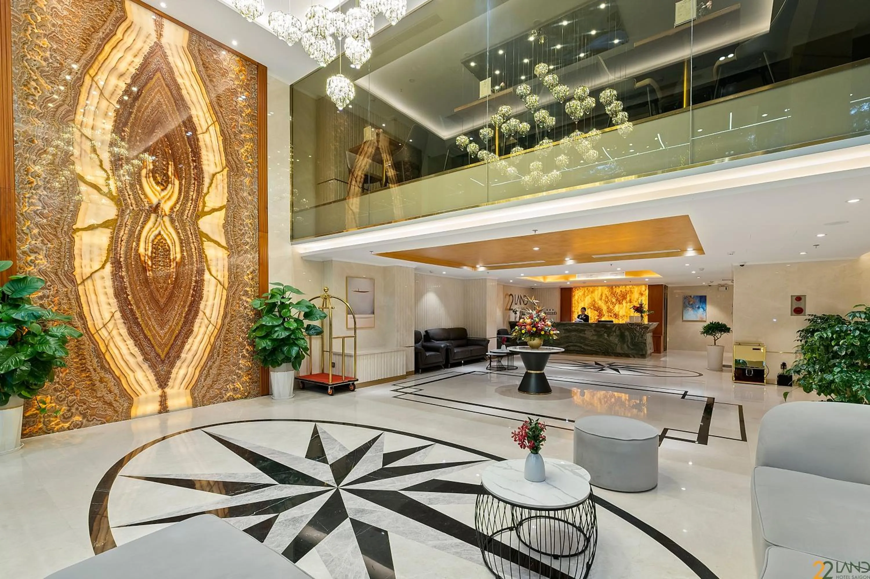 Living room in 22Land Hotel Saigon