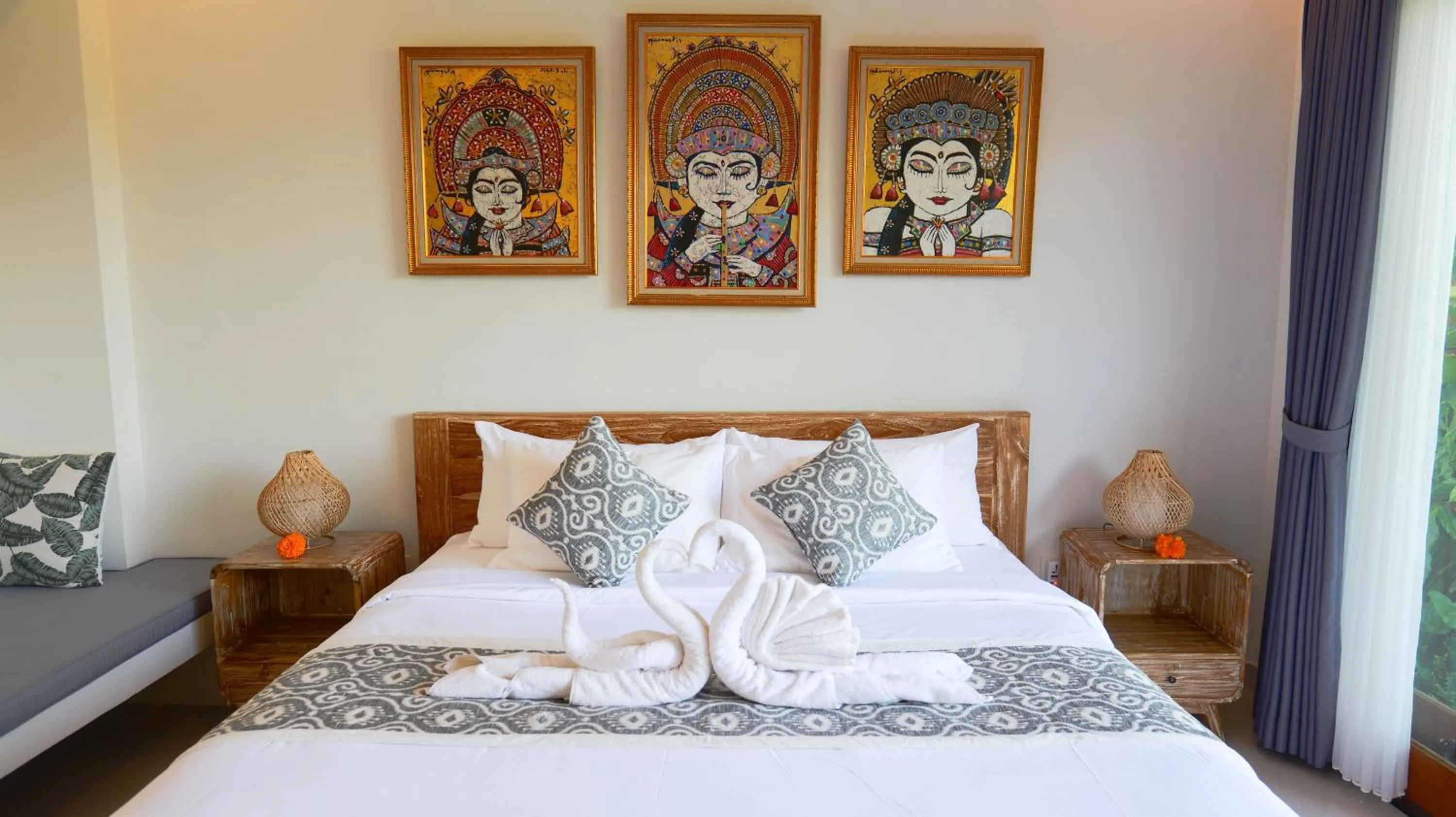 Bed in Uma Rimbun Pool Villa