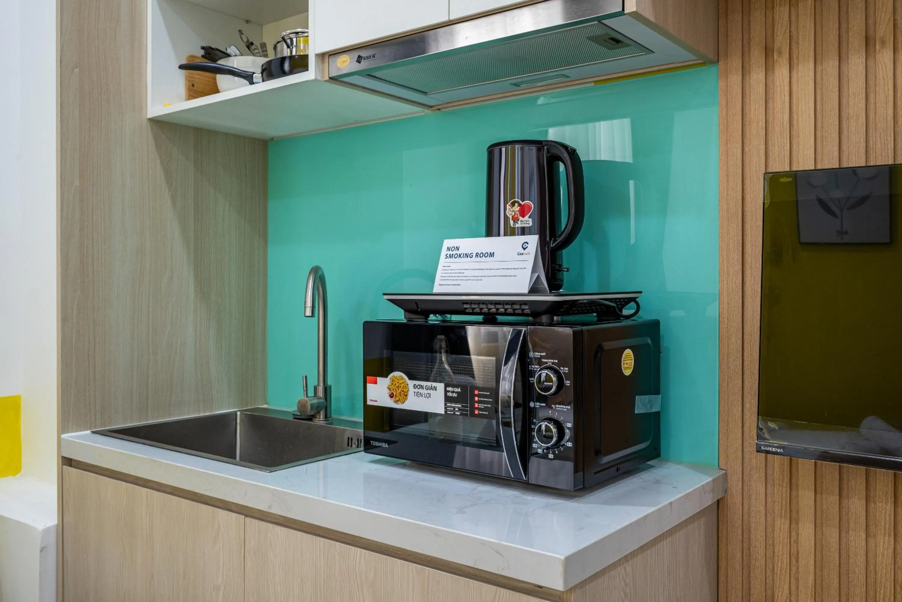 Kitchen or kitchenette in Cozrum Homes - Selina Residence