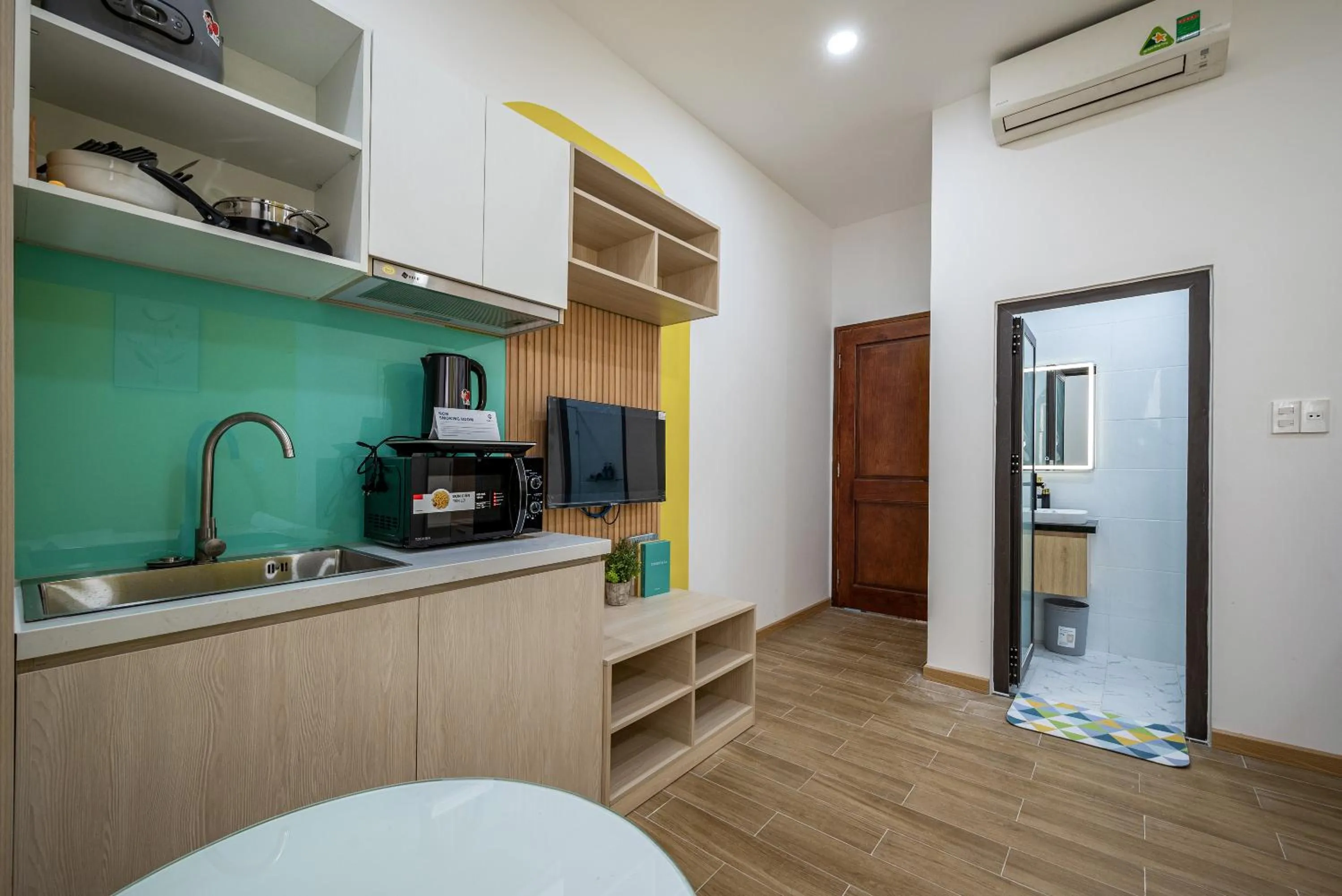 Kitchen or kitchenette in Cozrum Homes - Selina Residence