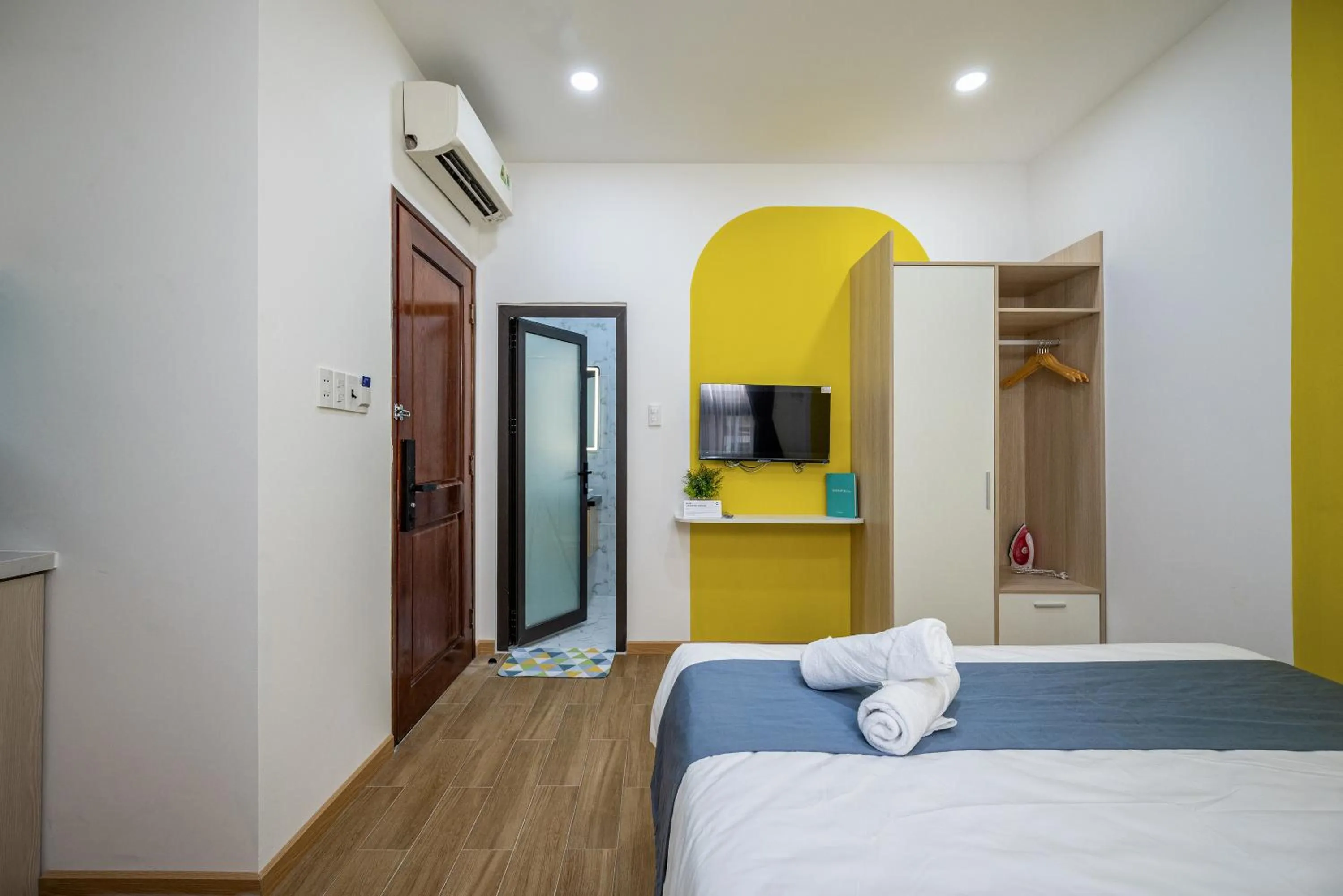 TV and multimedia, Bed in Cozrum Homes - Selina Residence