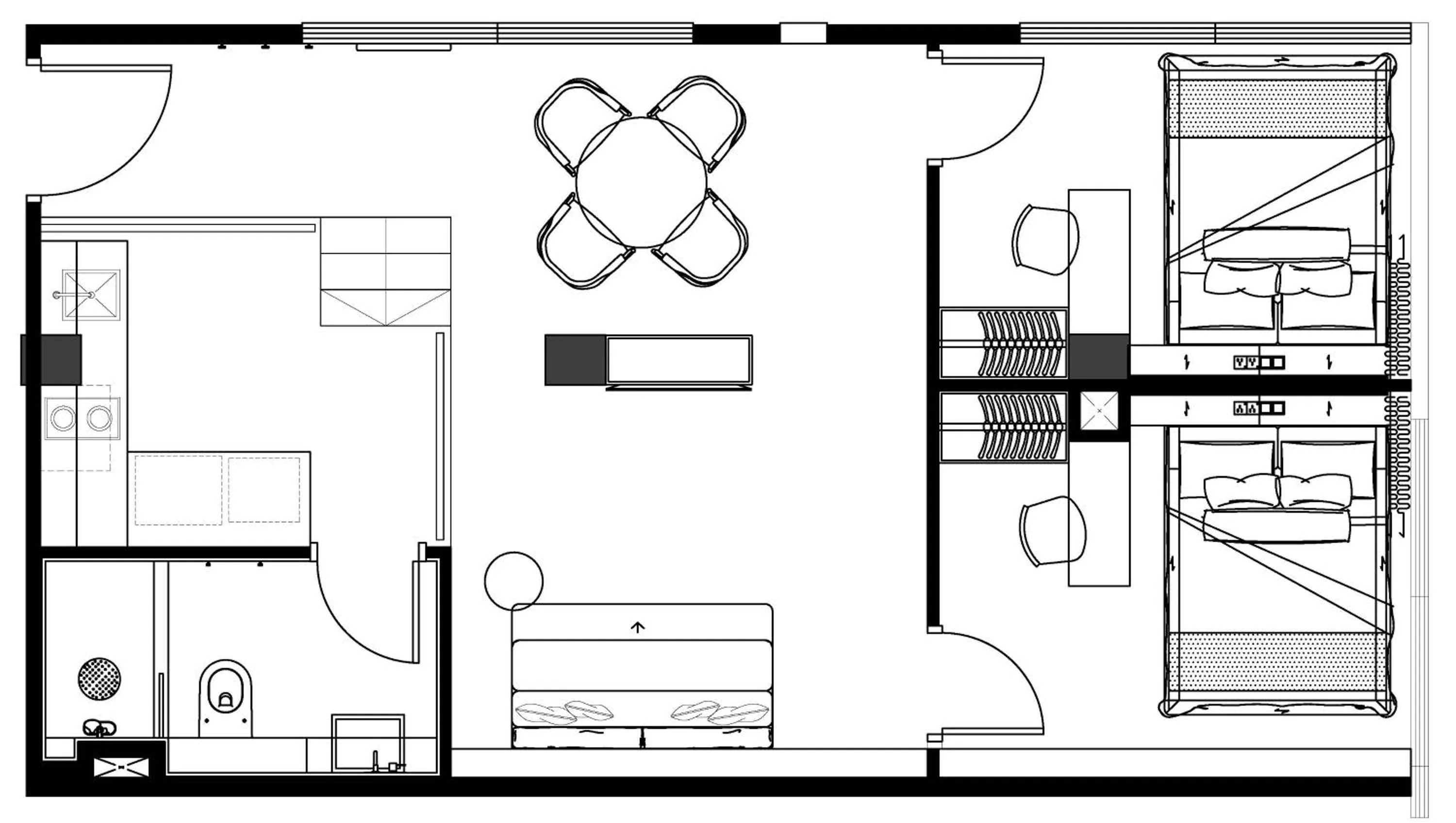 Floor plan in Alma House