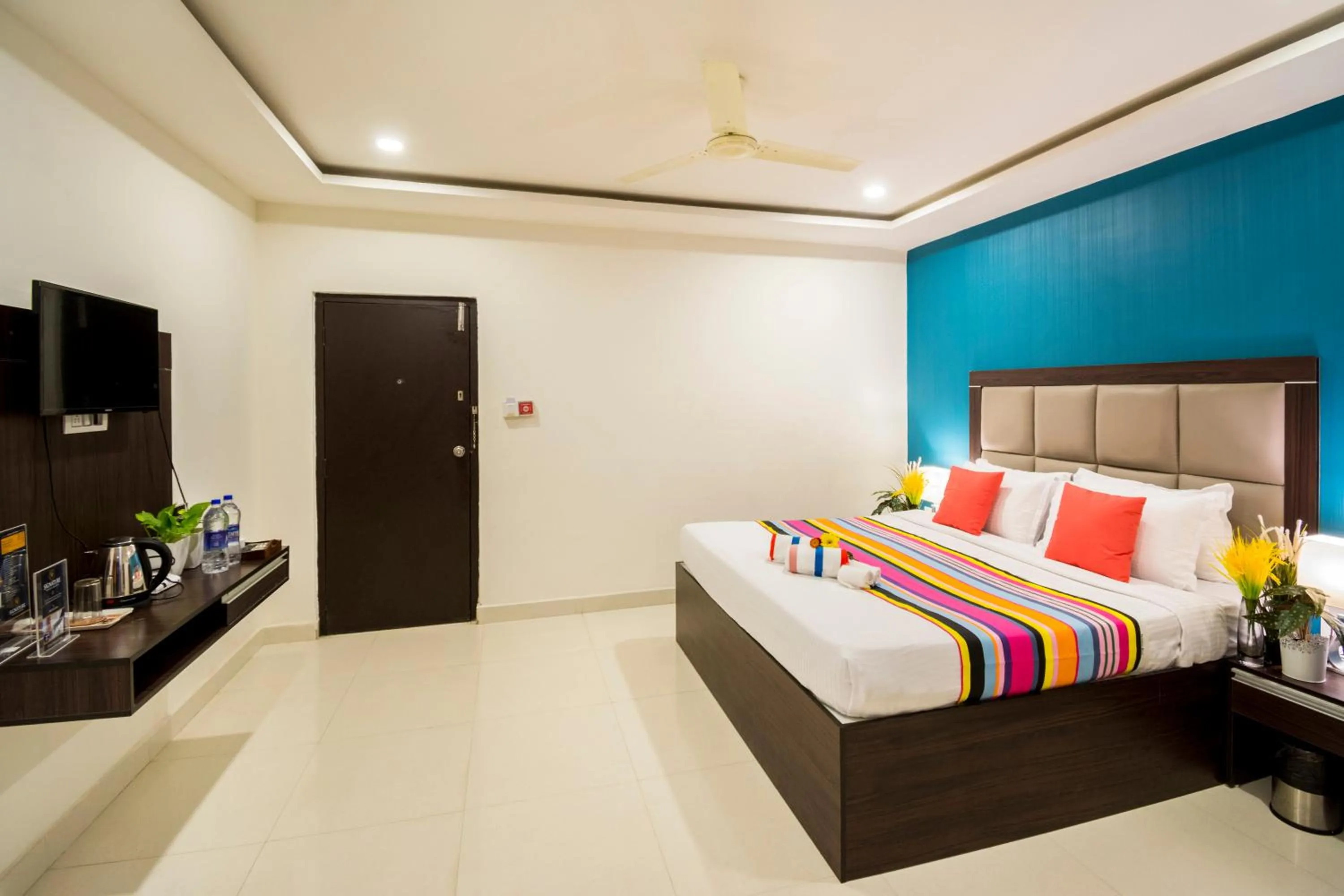 Bed in Hotel Fortune Hyderabad Airport Zone