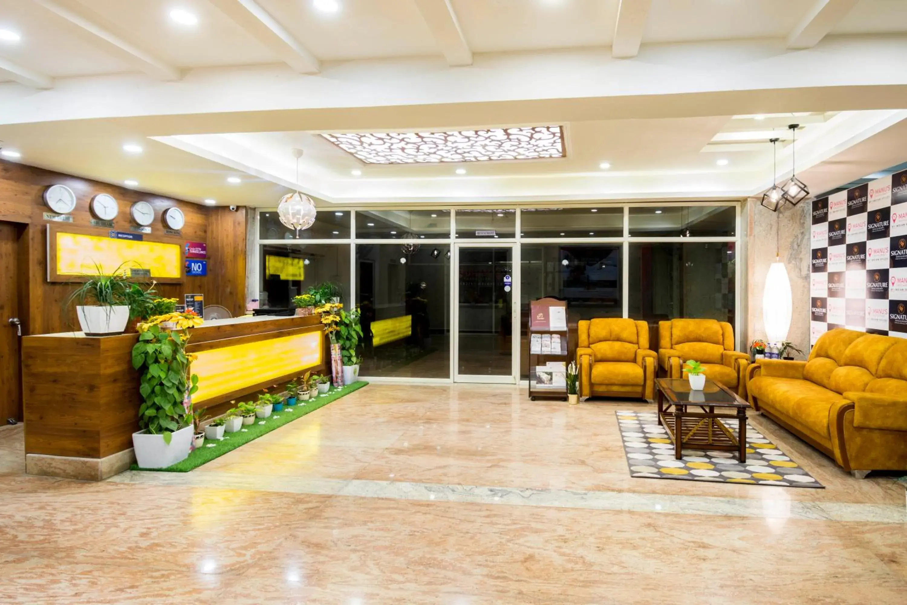 Lobby or reception in Hotel Fortune Hyderabad Airport Zone Lobby or reception in Hotel Fortune Hyderabad Airport Zone