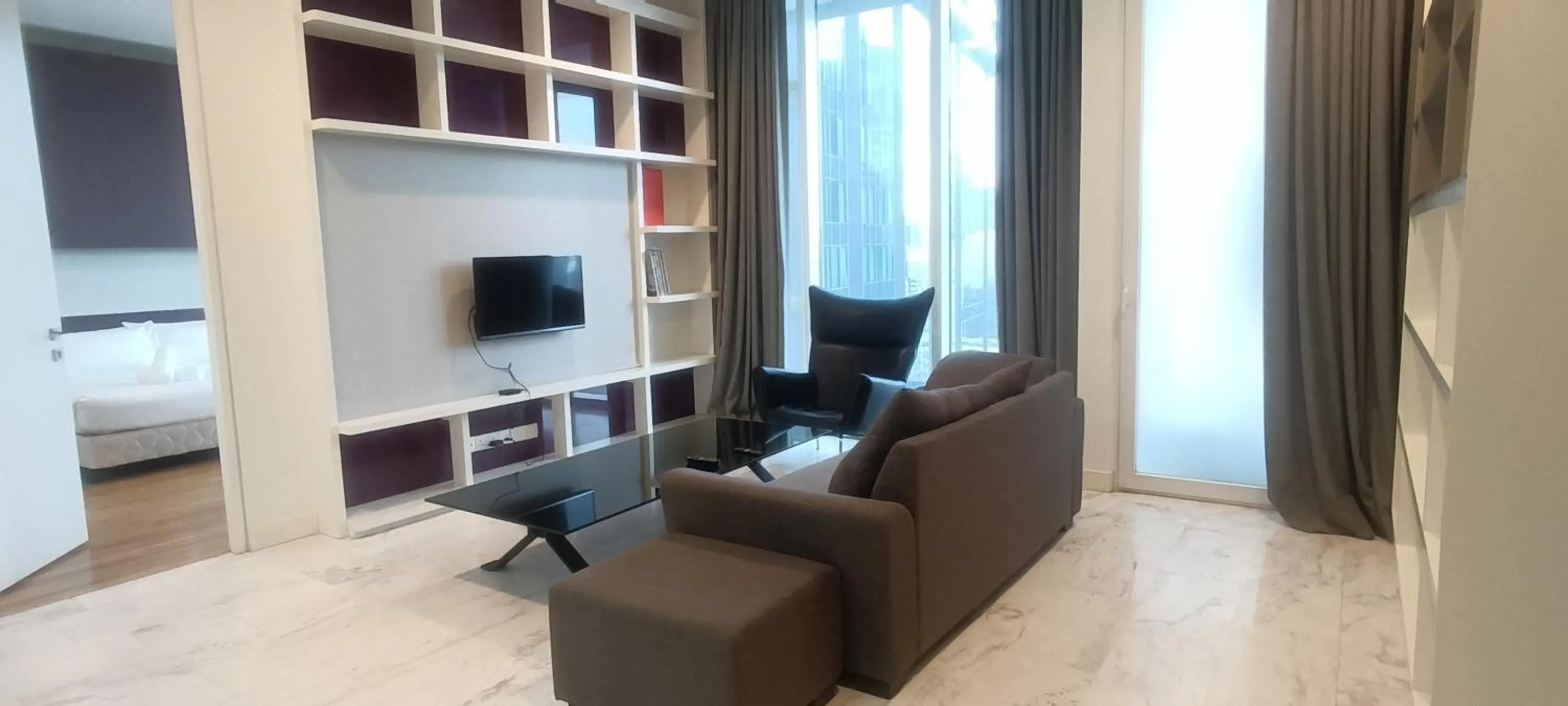 Seating area in SKYWARD SUITES at Platinum KLCC