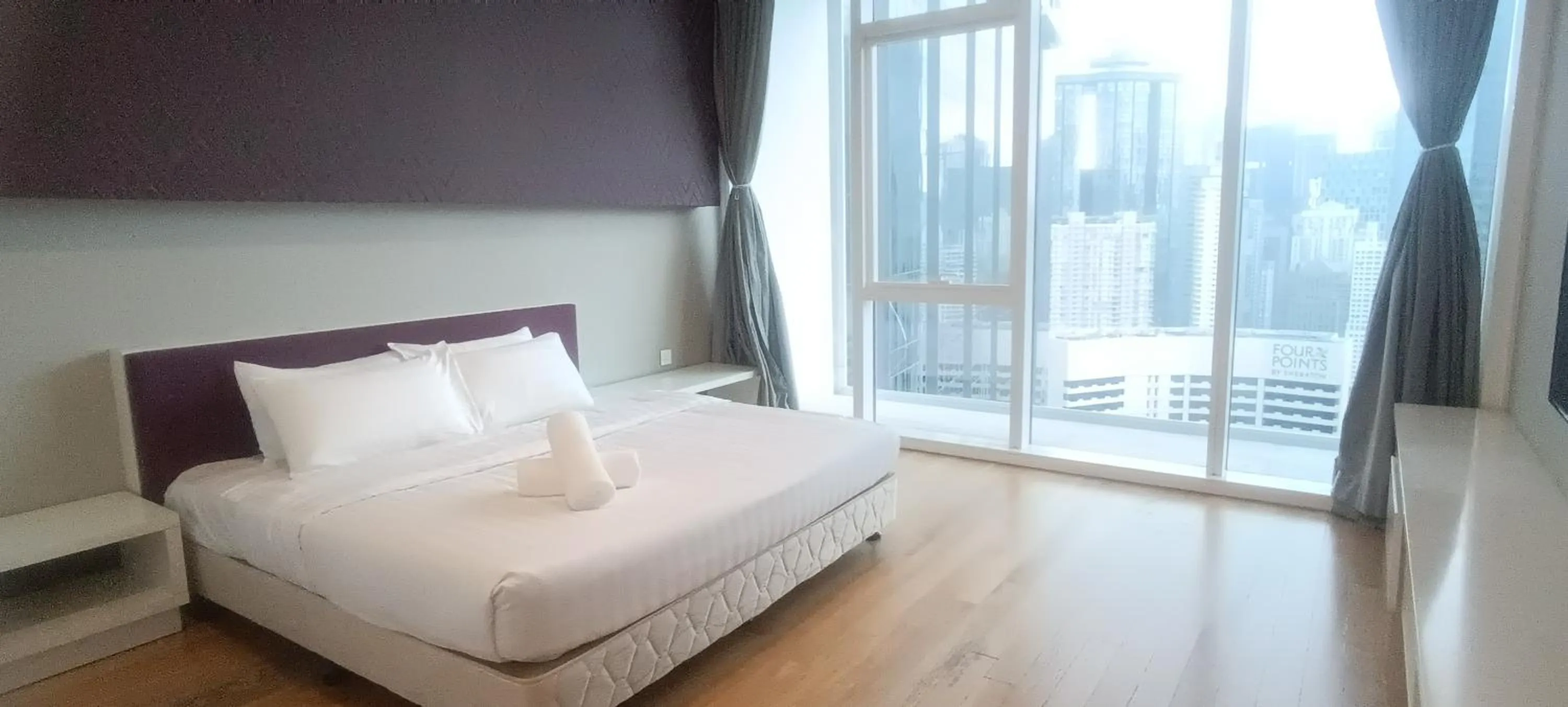 Bed in SKYWARD SUITES at Platinum KLCC