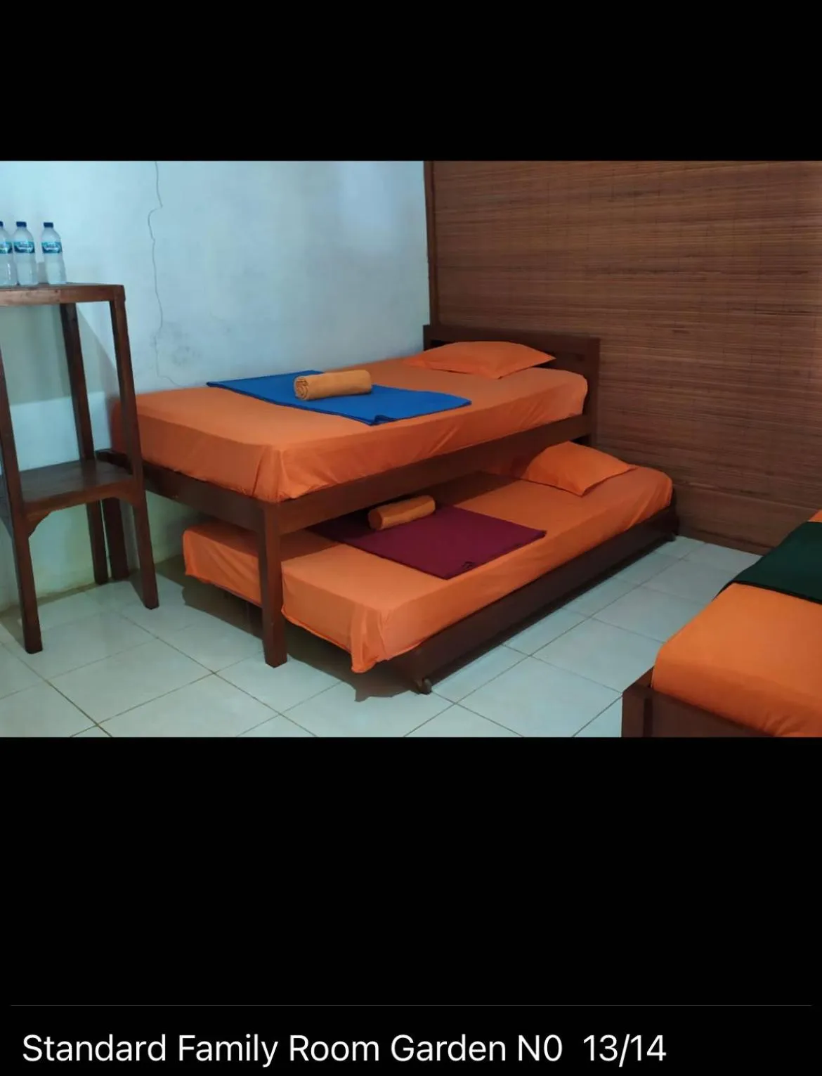 Bed in Olala Bungalows and Restaurant