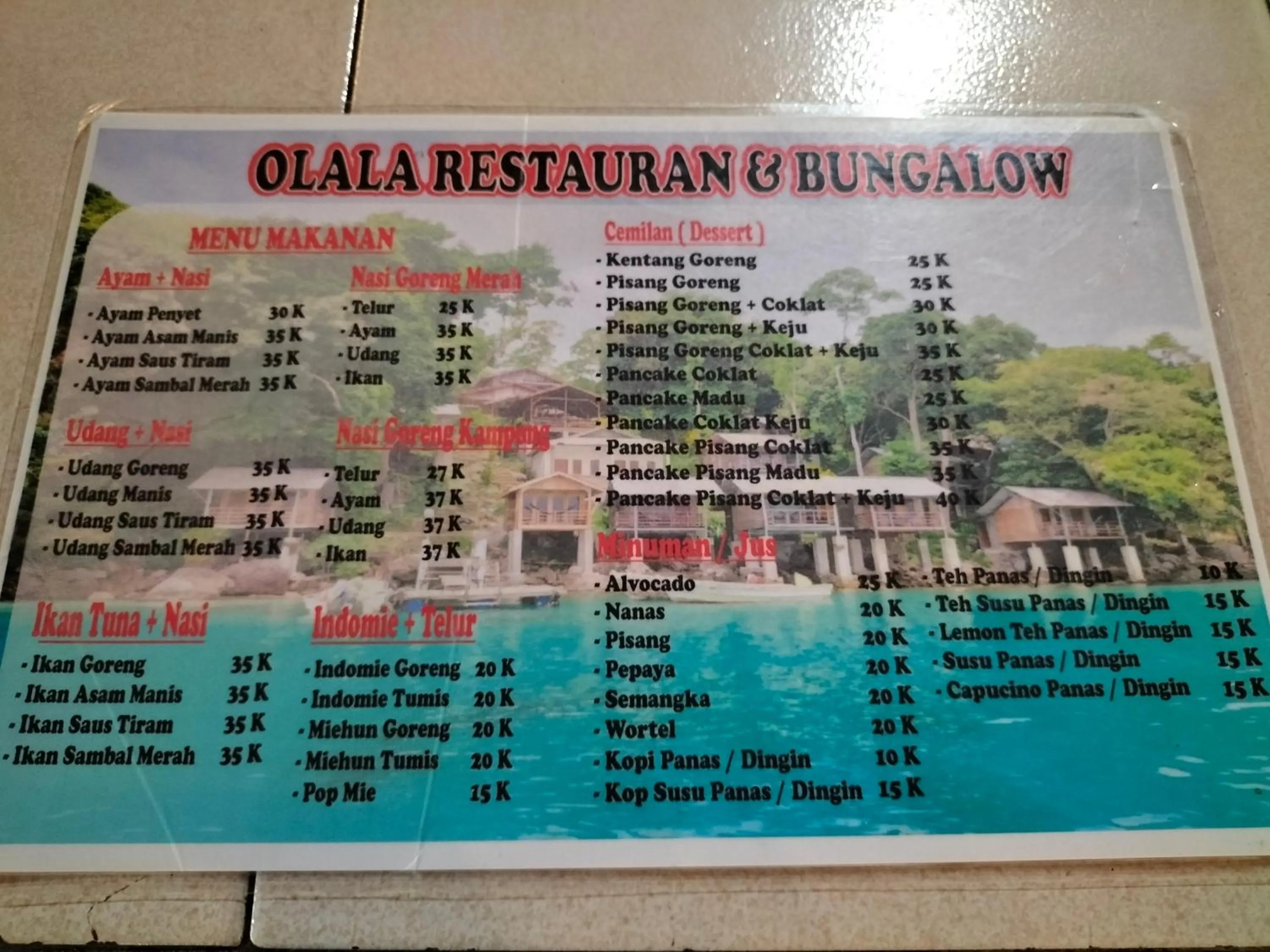 Olala Bungalows and Restaurant