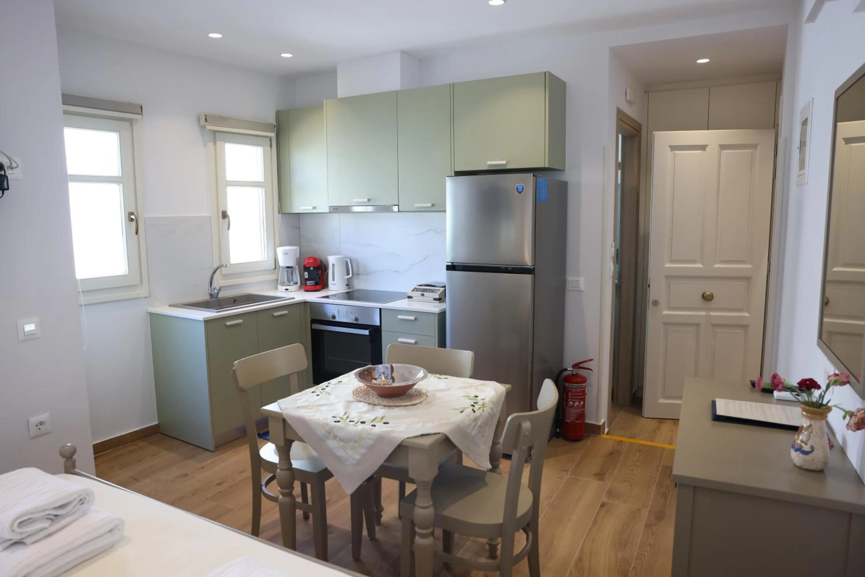 Dining area in Lythri Studios