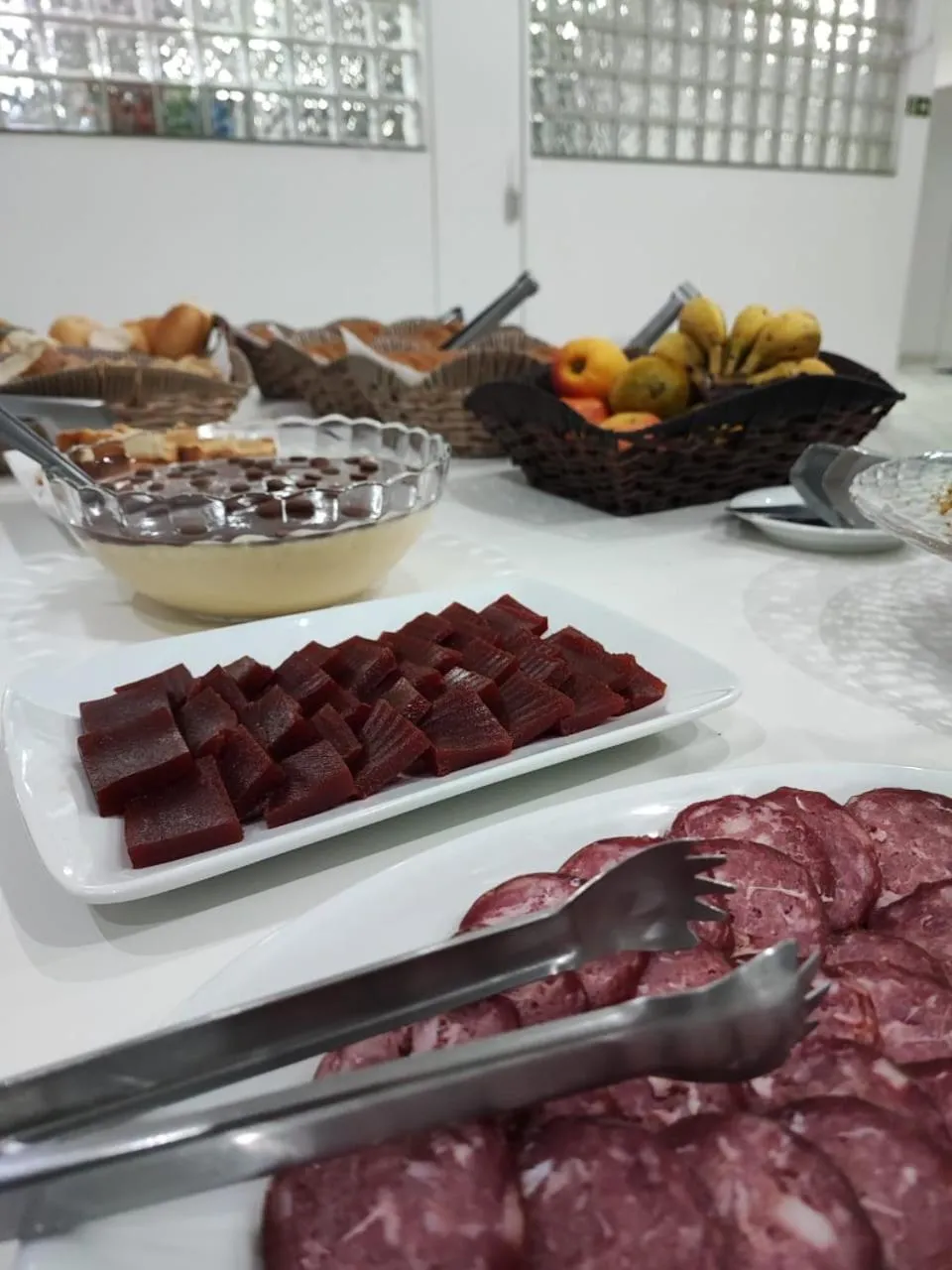 Buffet breakfast in PORTAL PARQUE HOTEL