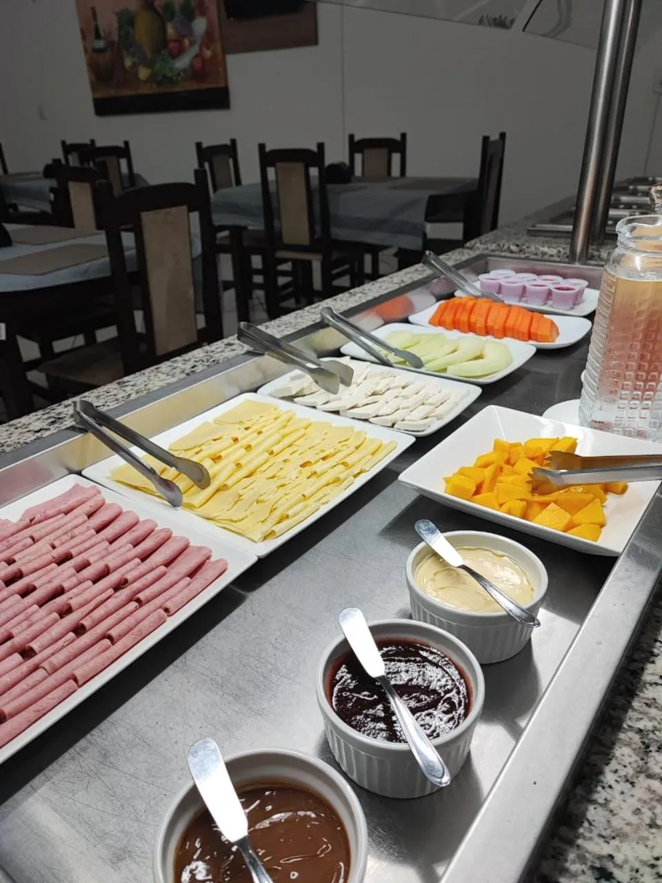 Buffet breakfast in PORTAL PARQUE HOTEL