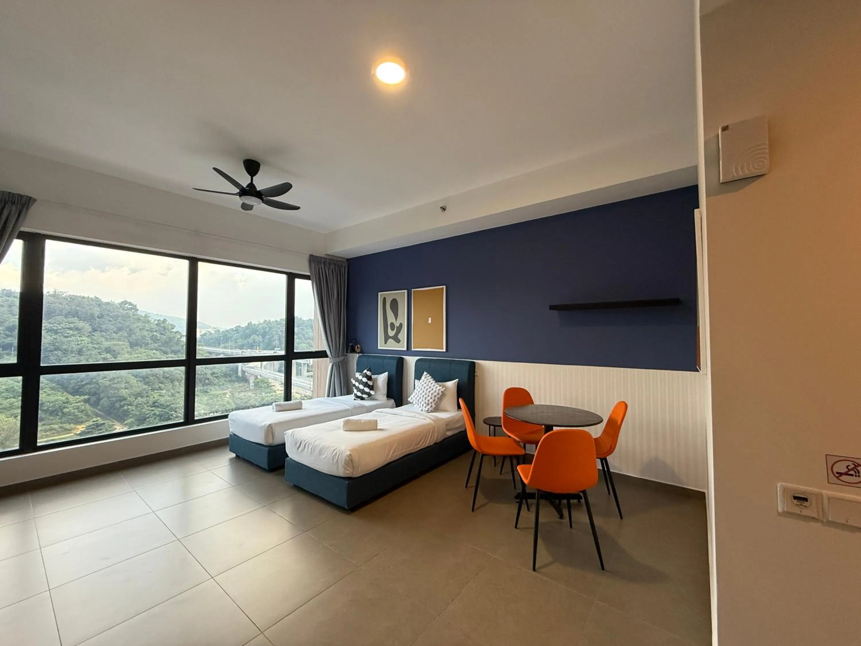 Bed in Mossaz Mana-Mana Suites Kuala Lumpur