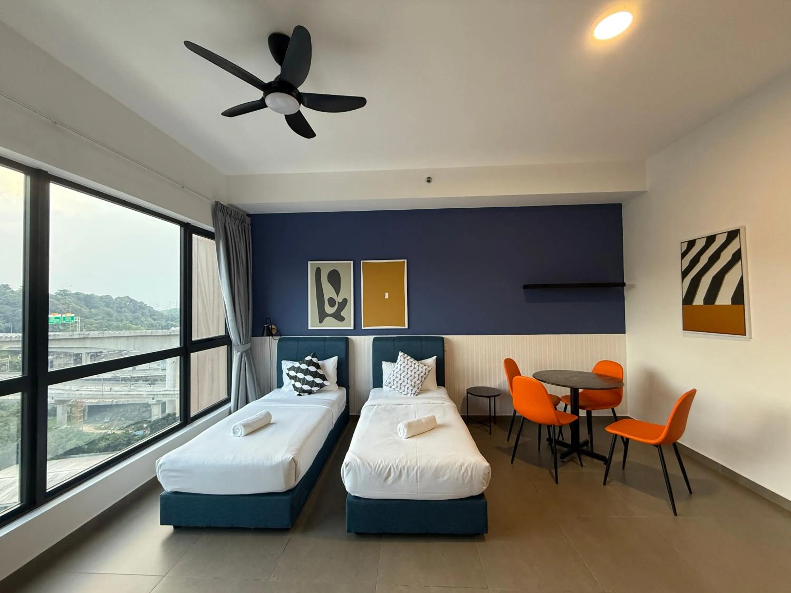 Bed in Mossaz Mana-Mana Suites Kuala Lumpur