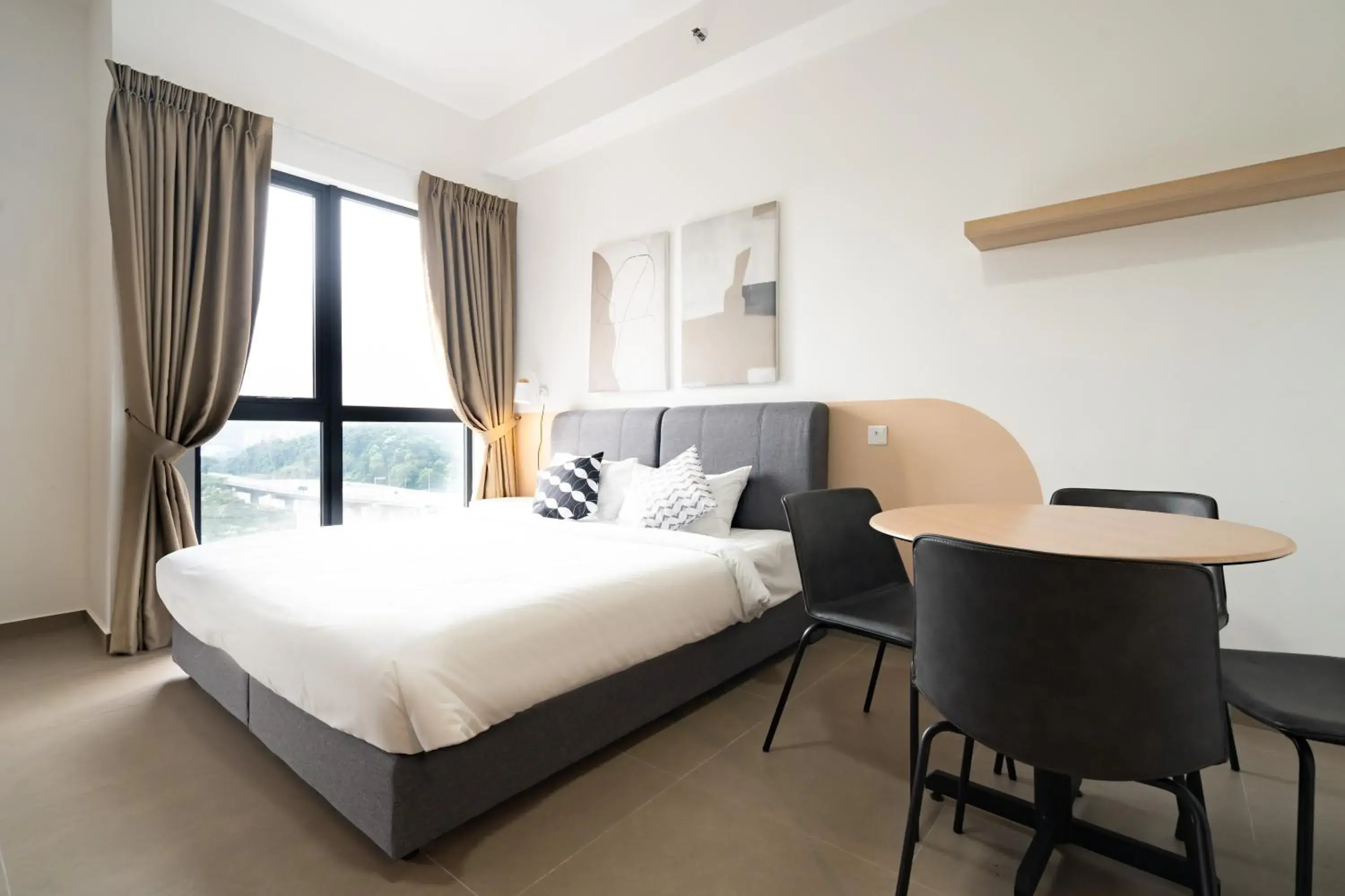 Bed in Mossaz Mana-Mana Suites Kuala Lumpur Bed in Mossaz Mana-Mana Suites Kuala Lumpur