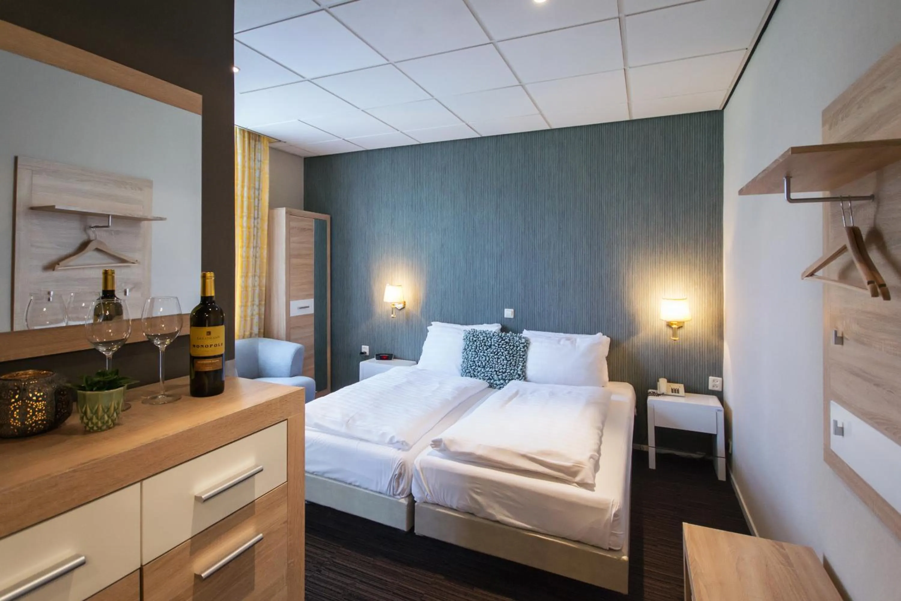 Bed in Grand Hotel Monopole