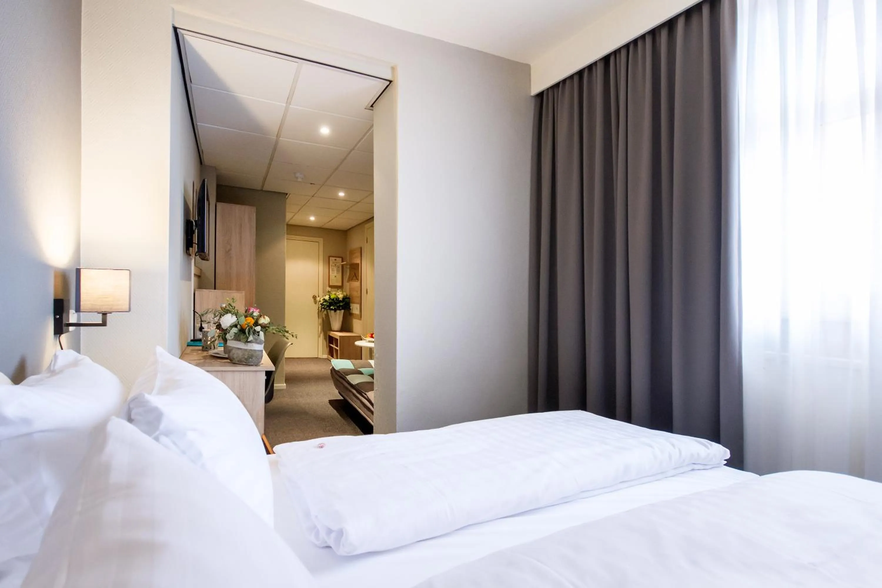 Bed in Grand Hotel Monopole