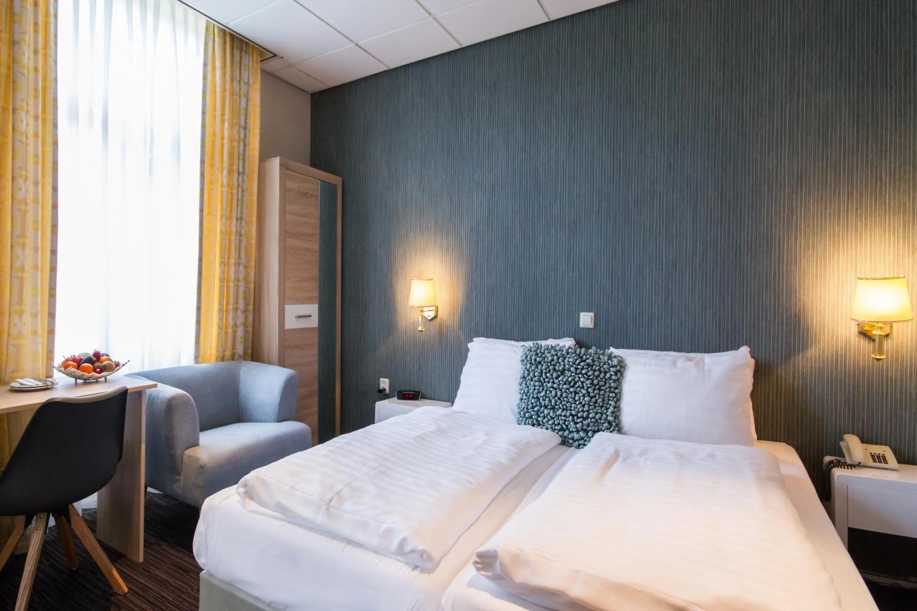 Bed in Grand Hotel Monopole