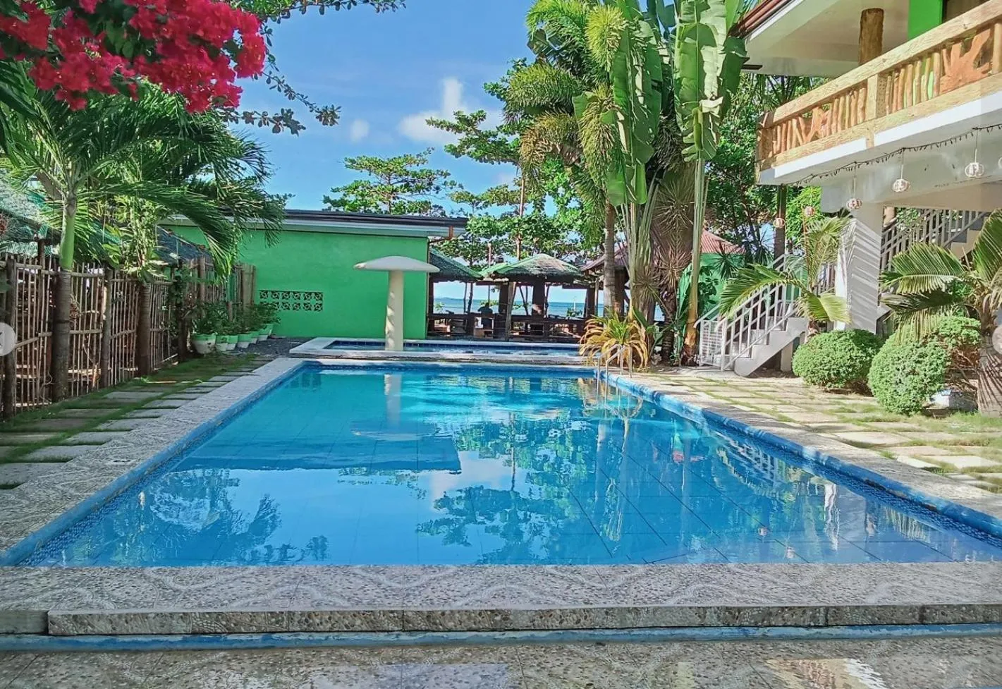 Pool view in Palm Garden Resort