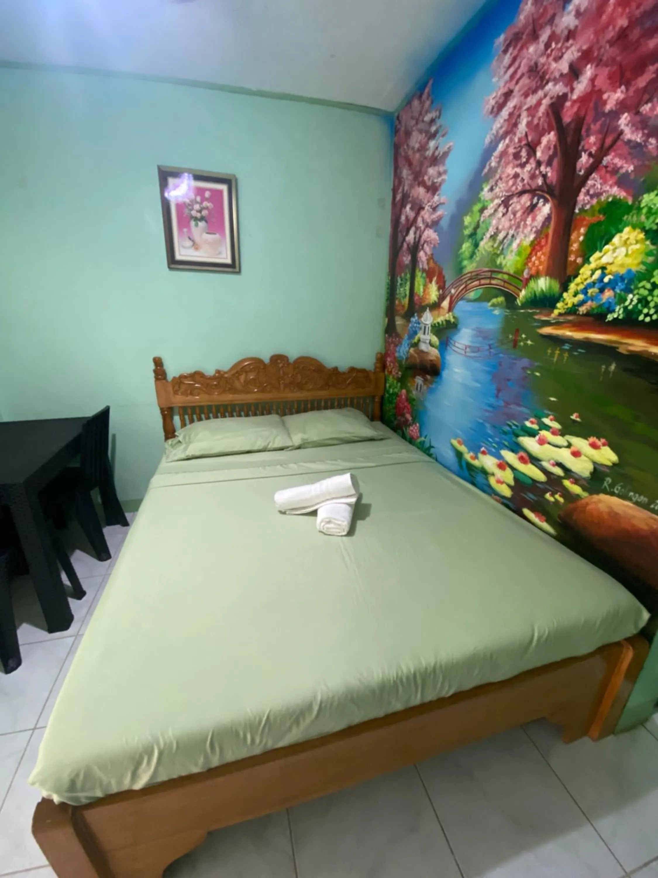 Bed in Palm Garden Resort